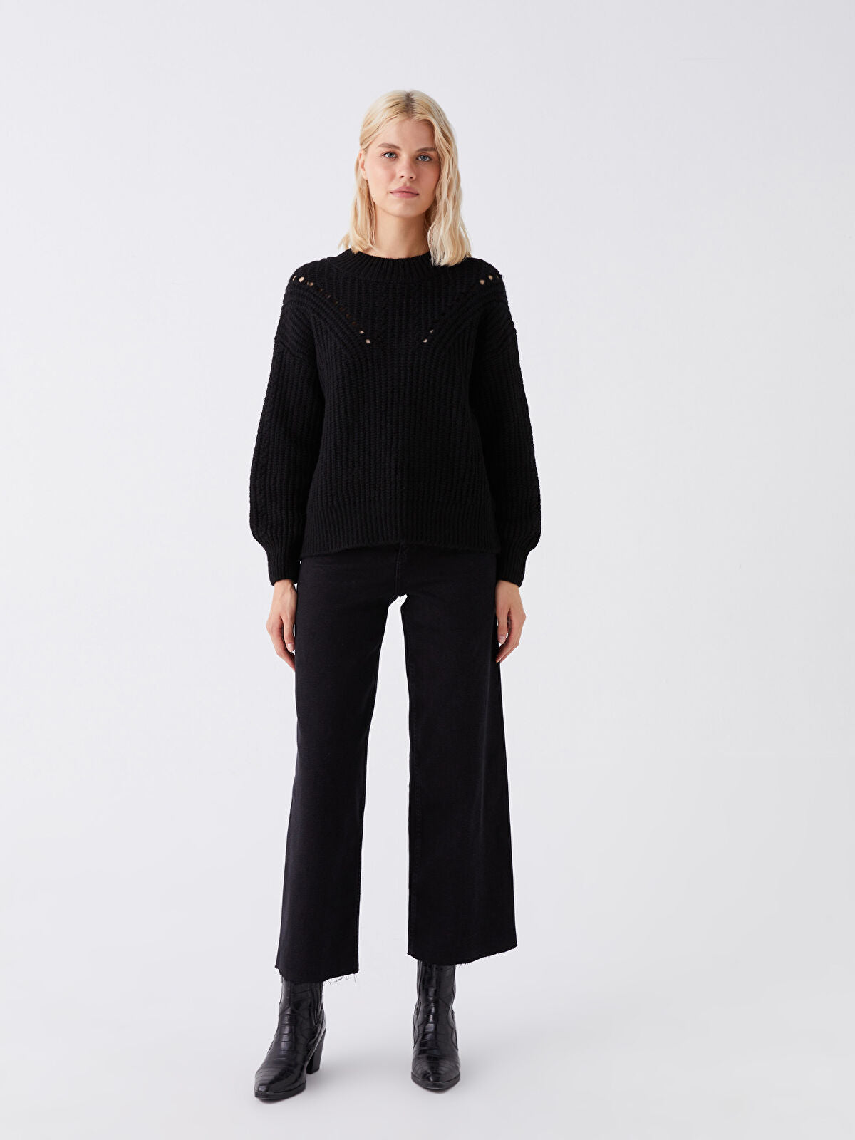 High Waist Wide Leg Women's Jeans Pants