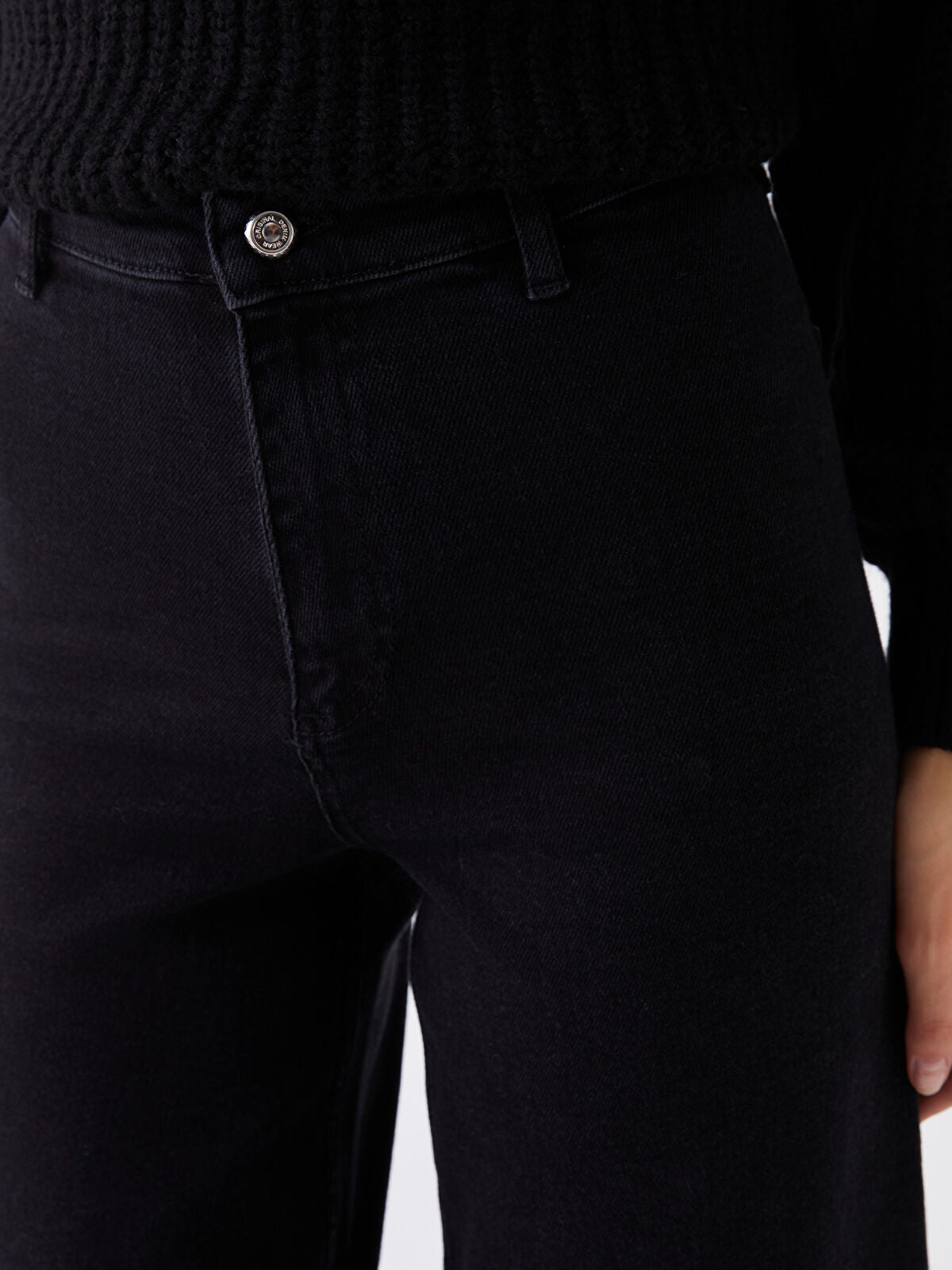 High Waist Wide Leg Women's Jeans Pants
