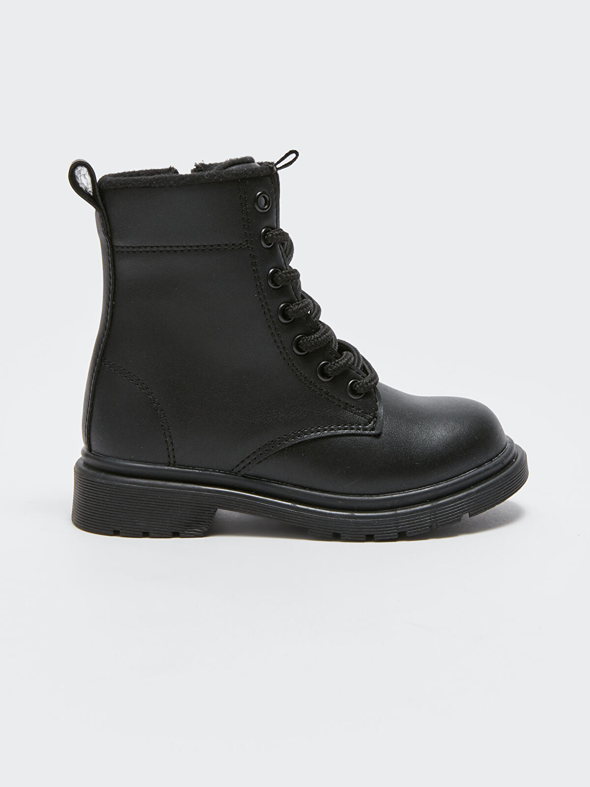 Leather-Look Strap and Buckle Boy Boot