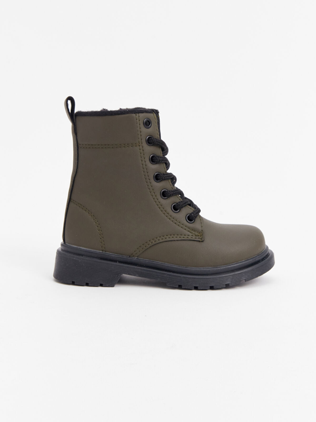 Leather-Look Strap and Buckle Boy Boot