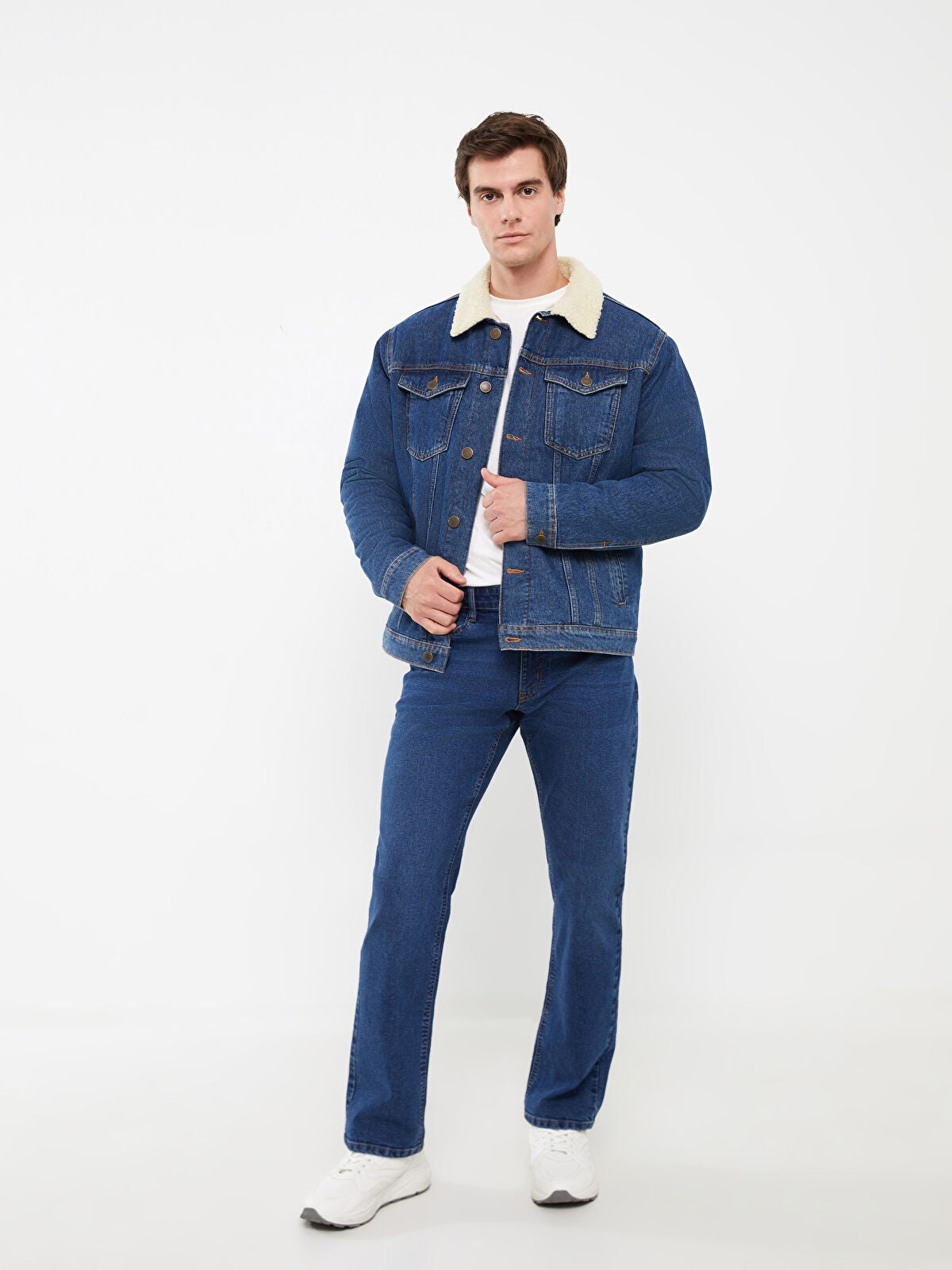 LCW Standard Fit Men's Indigo Jean Waistcoat