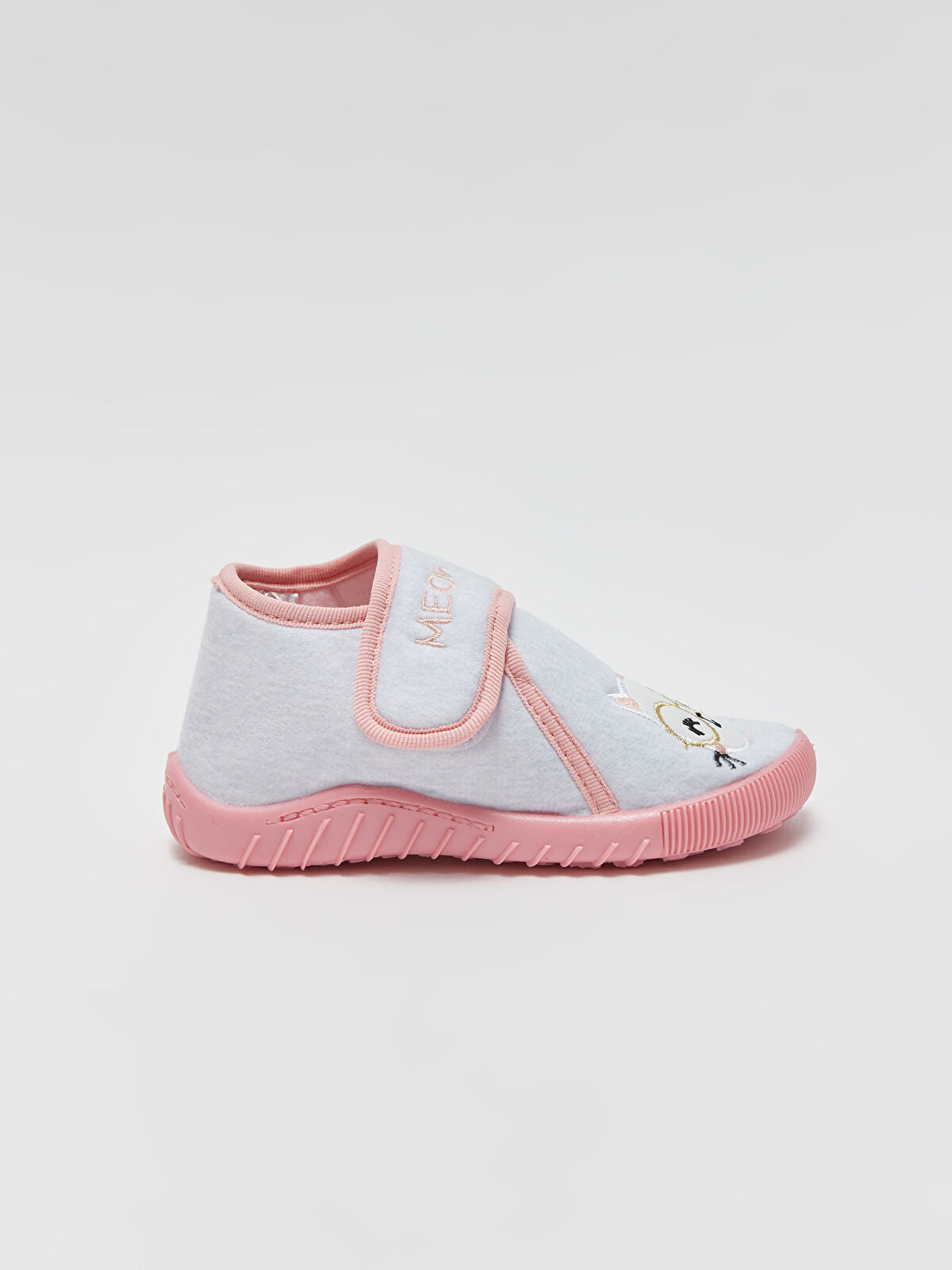Feline Embellished Toddler Girl Slip-On Shoe