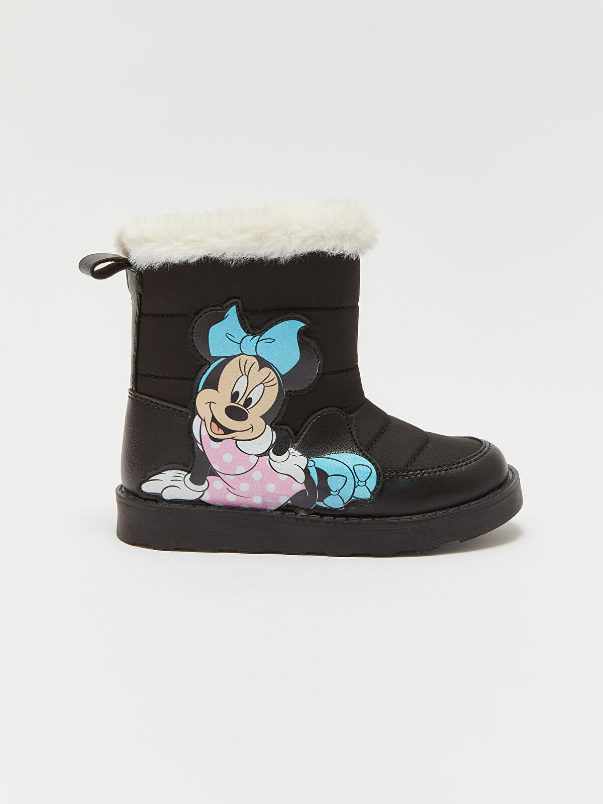 Buckled Minnie Mouse Printed Girls' Baby Boot