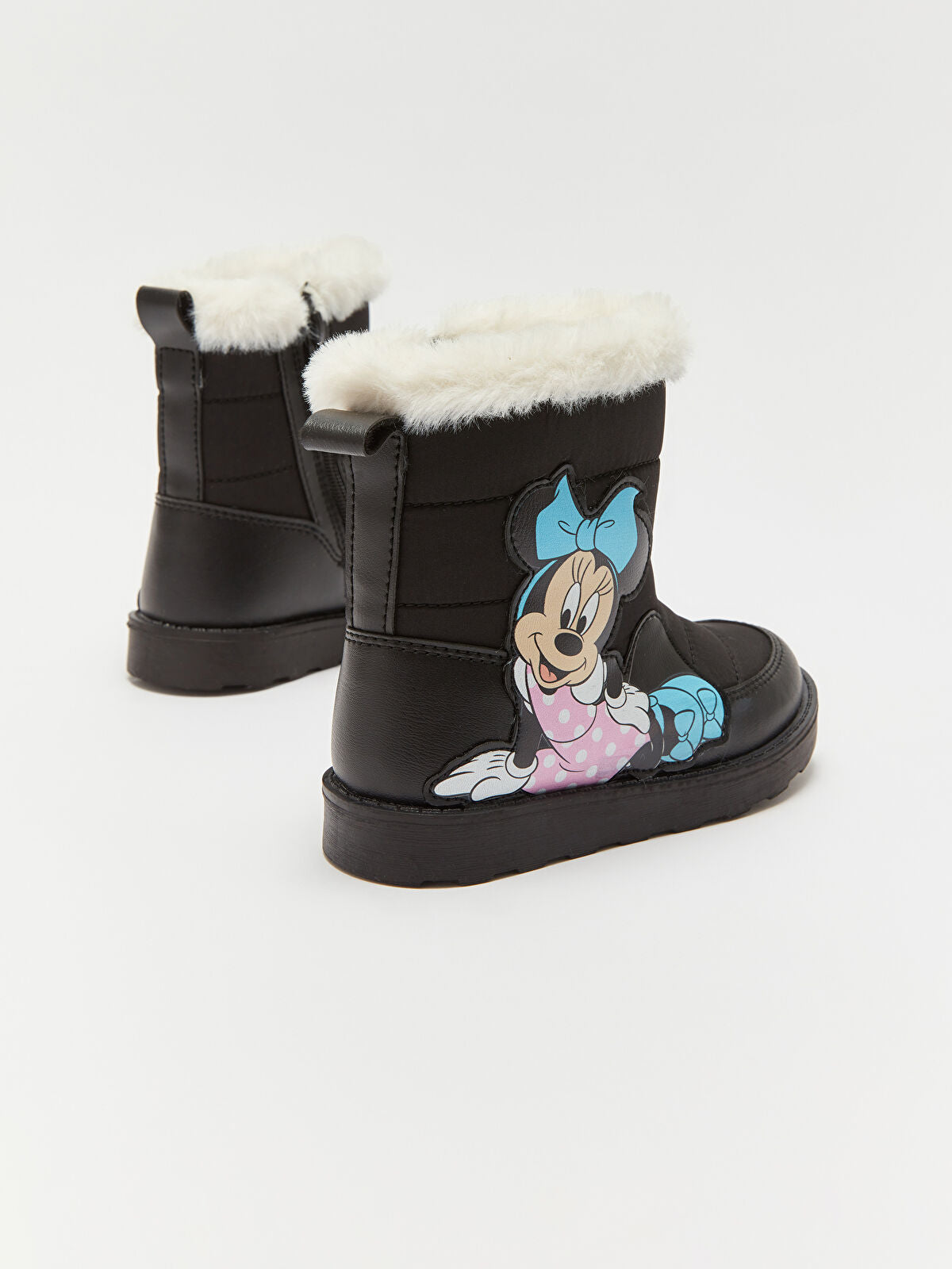 Buckled Minnie Mouse Printed Girls' Baby Boot