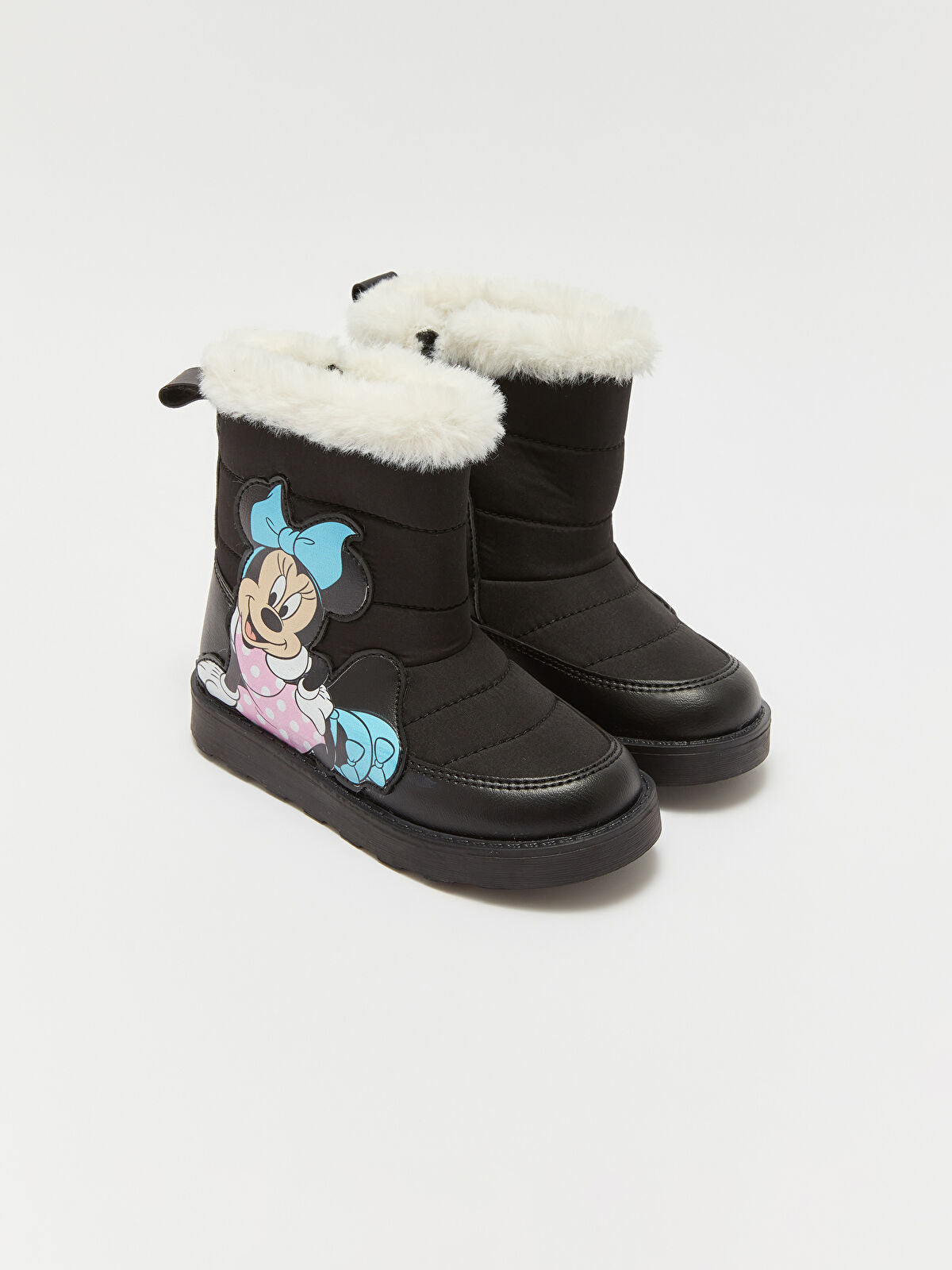 Buckled Minnie Mouse Printed Girls' Baby Boot