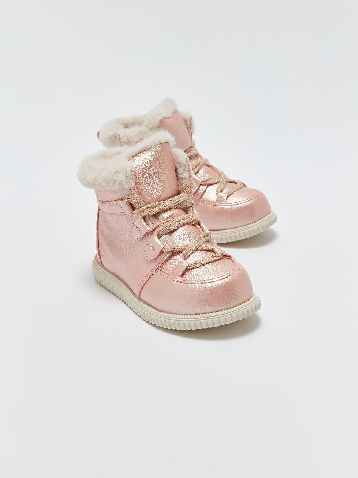 Leather-Look Baby Girl Boot