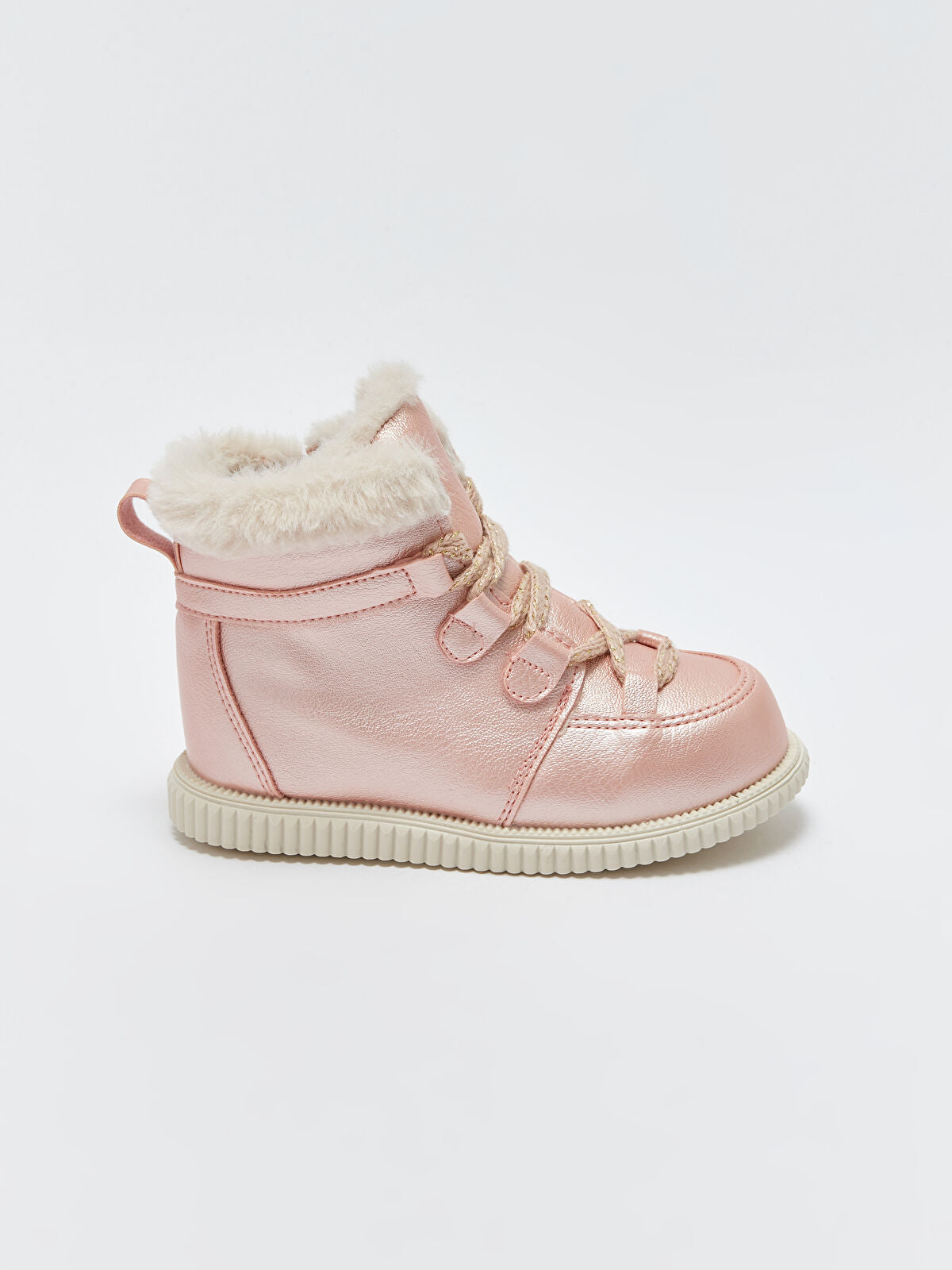 Leather-Look Baby Girl Boot