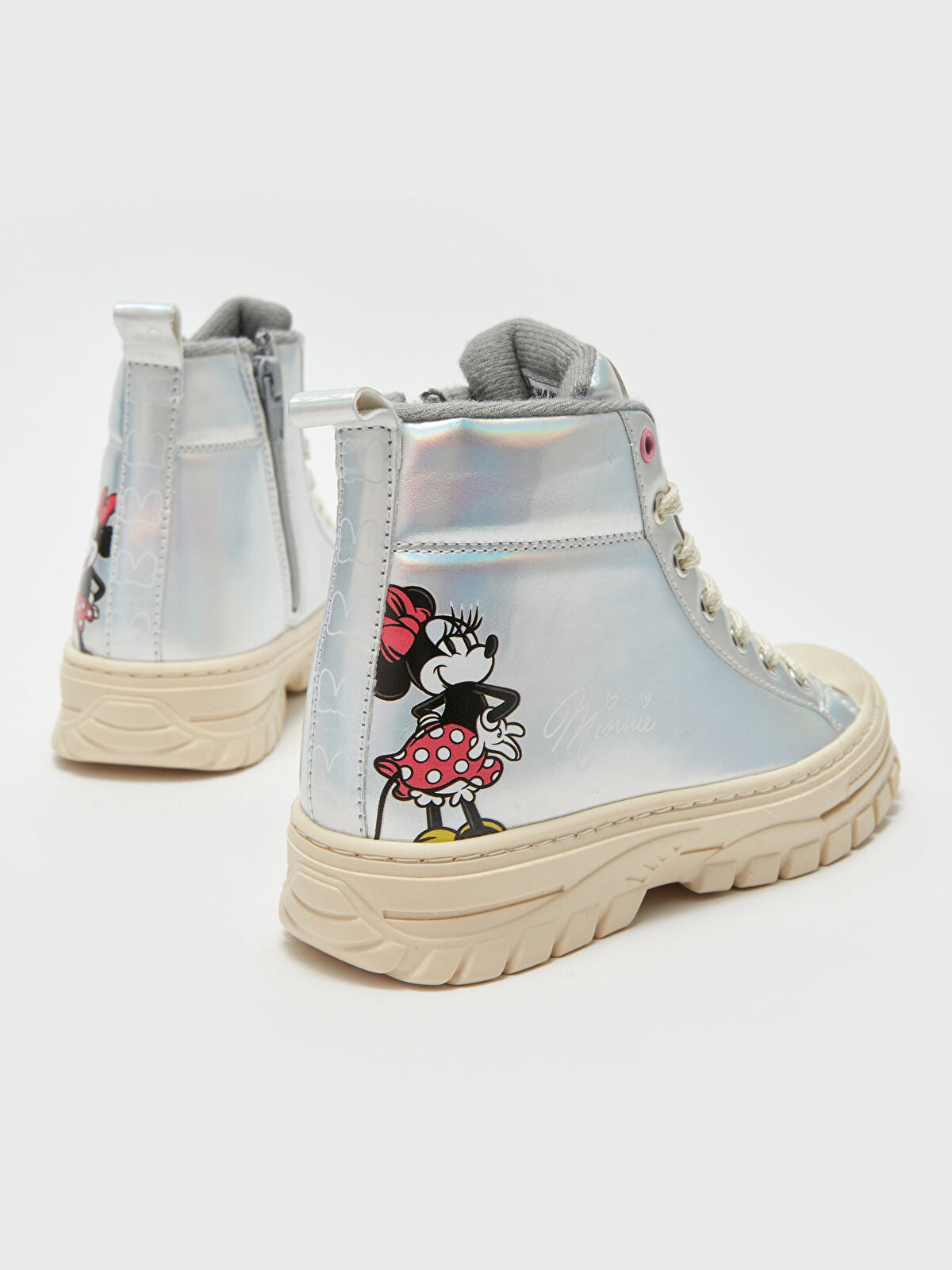 Minnie Mouse Printed Strap and Buckle Girls Child Boot