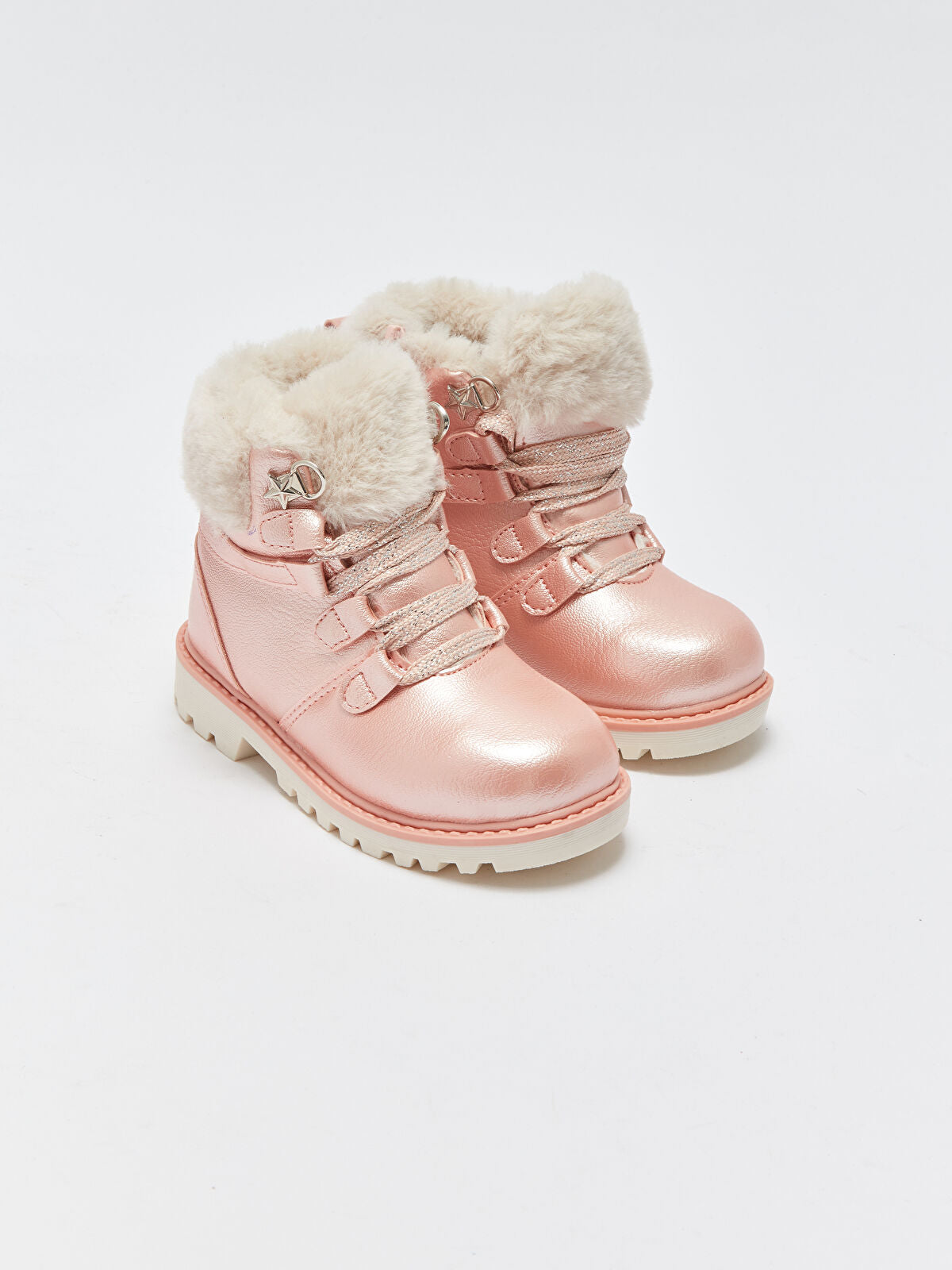 Shiny Leather-Look Girl Child Boot
