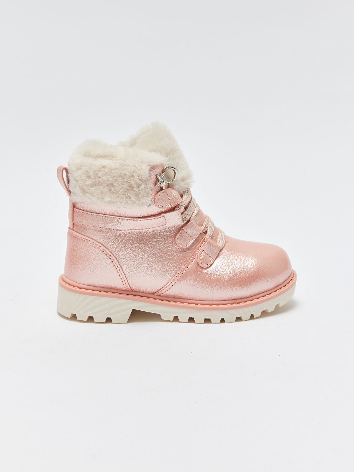 Shiny Leather-Look Girl Child Boot