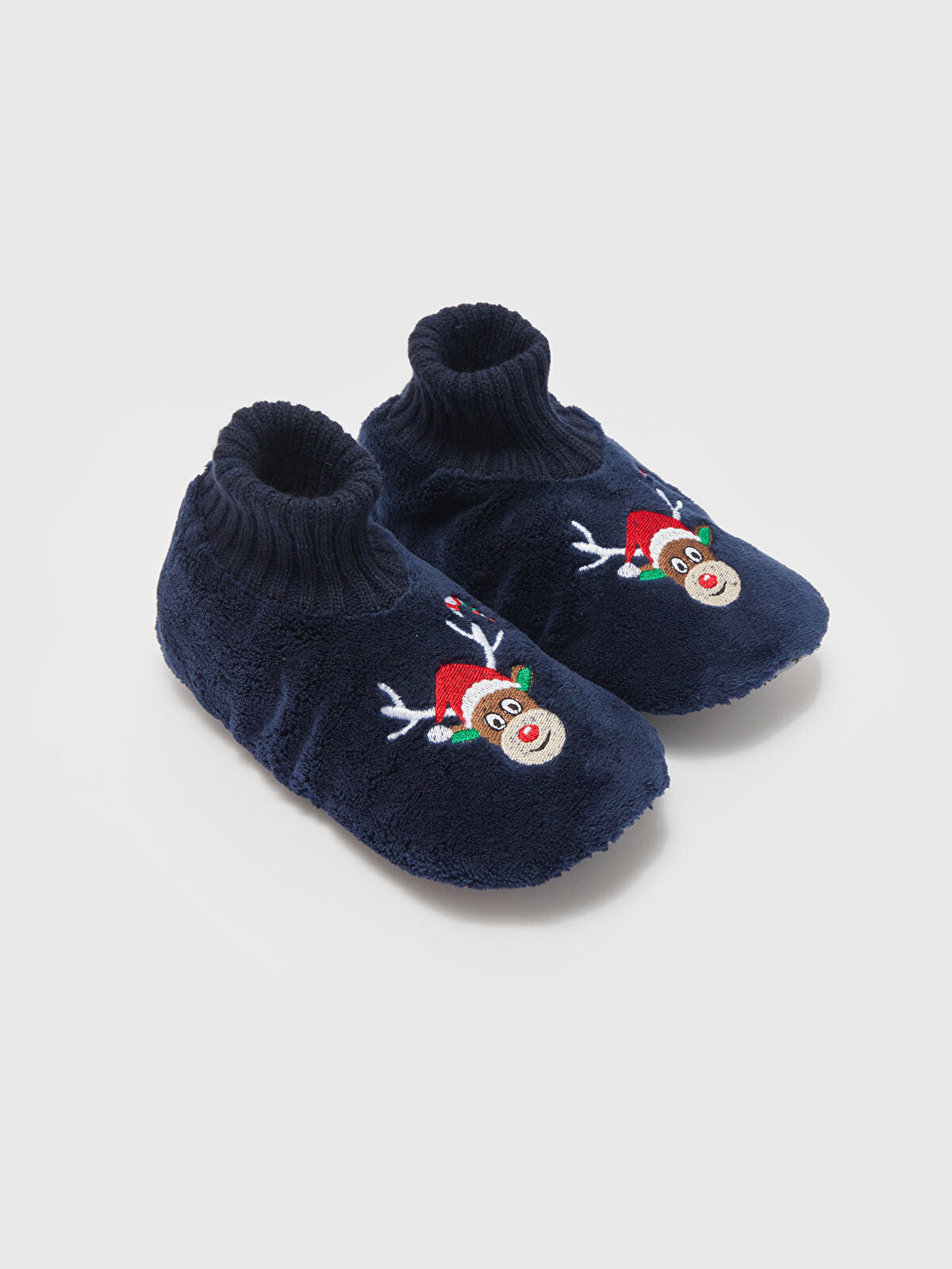 New Year Motif Boy Child Home Shoes