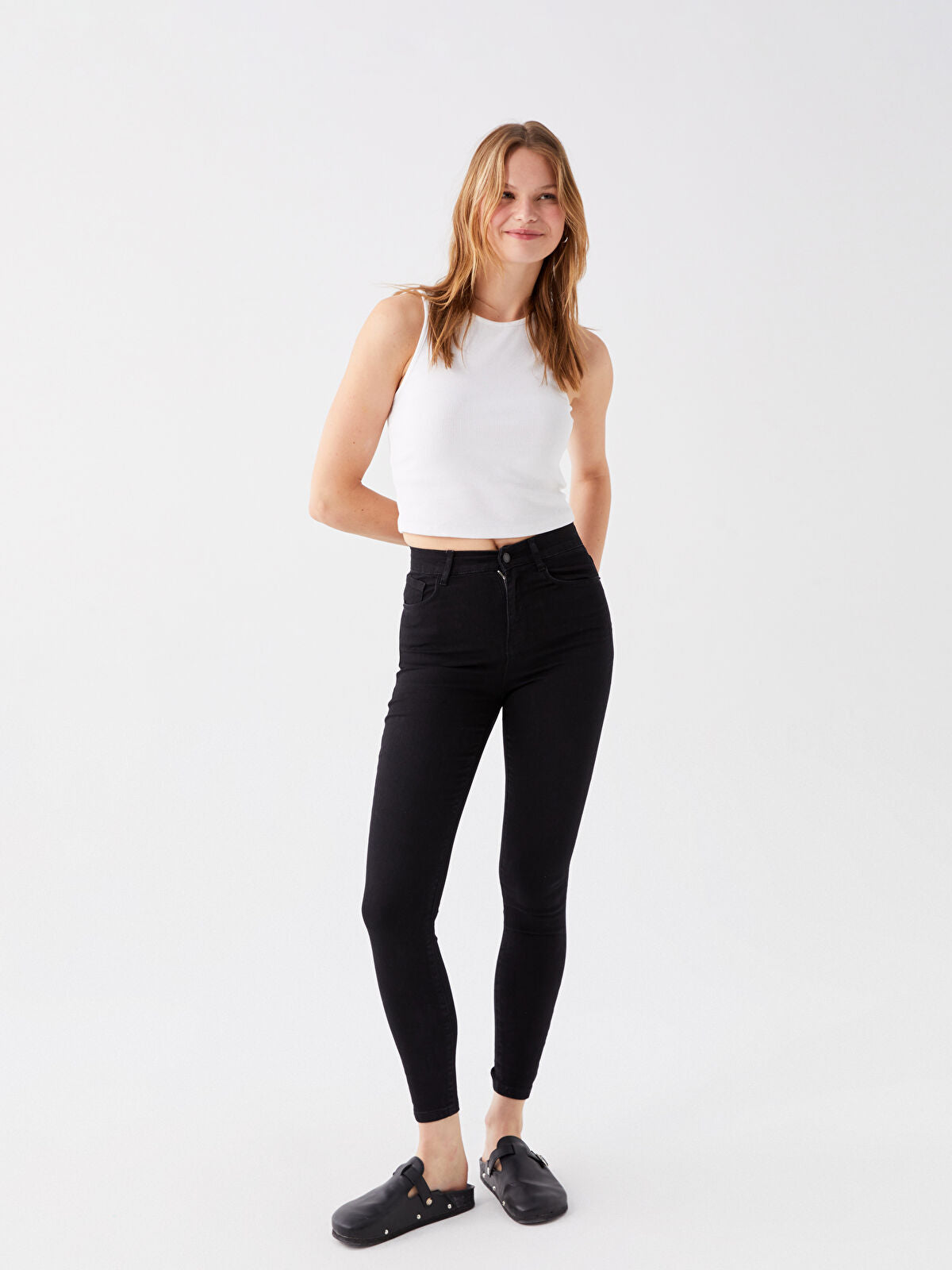 High Waist Jupiter Super Slim-fit Women's Jeans Pants