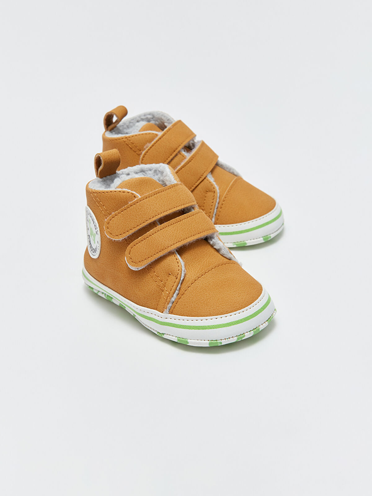 Striped Pre-Walking Toddler Boys' Shoes with Handle