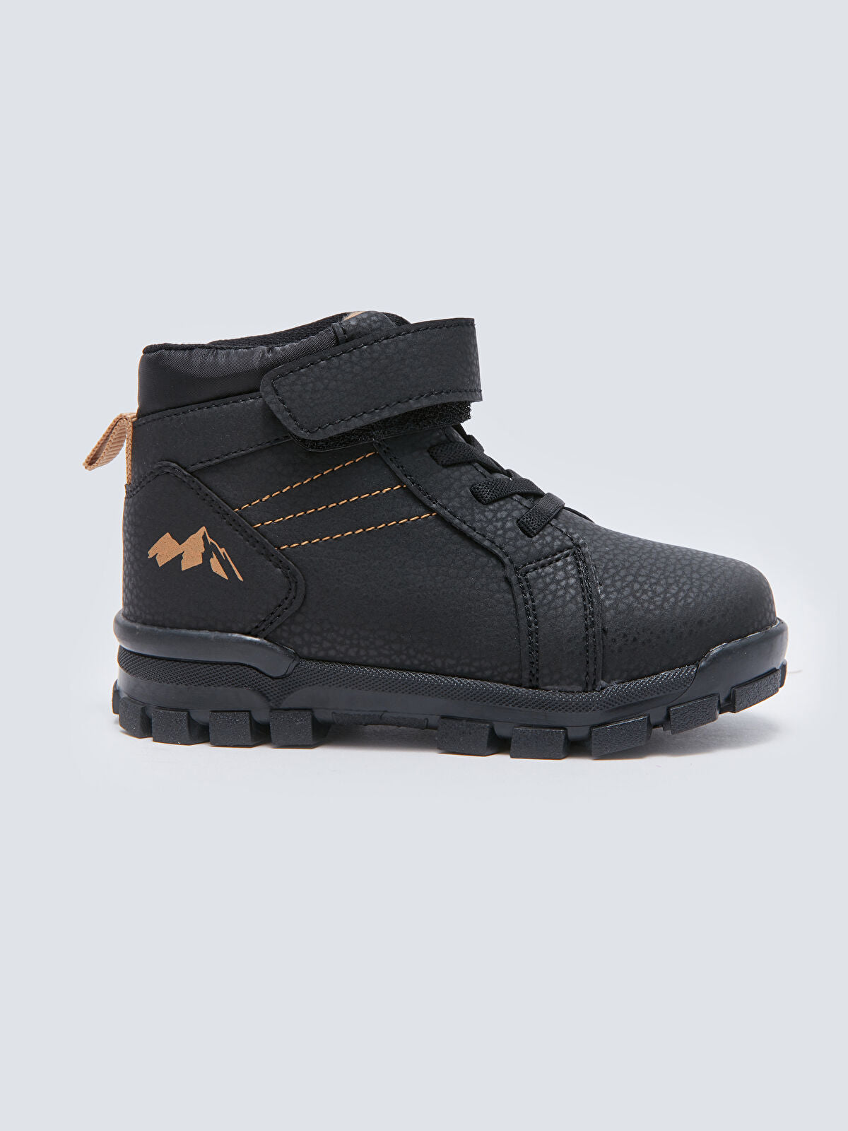 Leather Look Striped Baby Boy Boot
