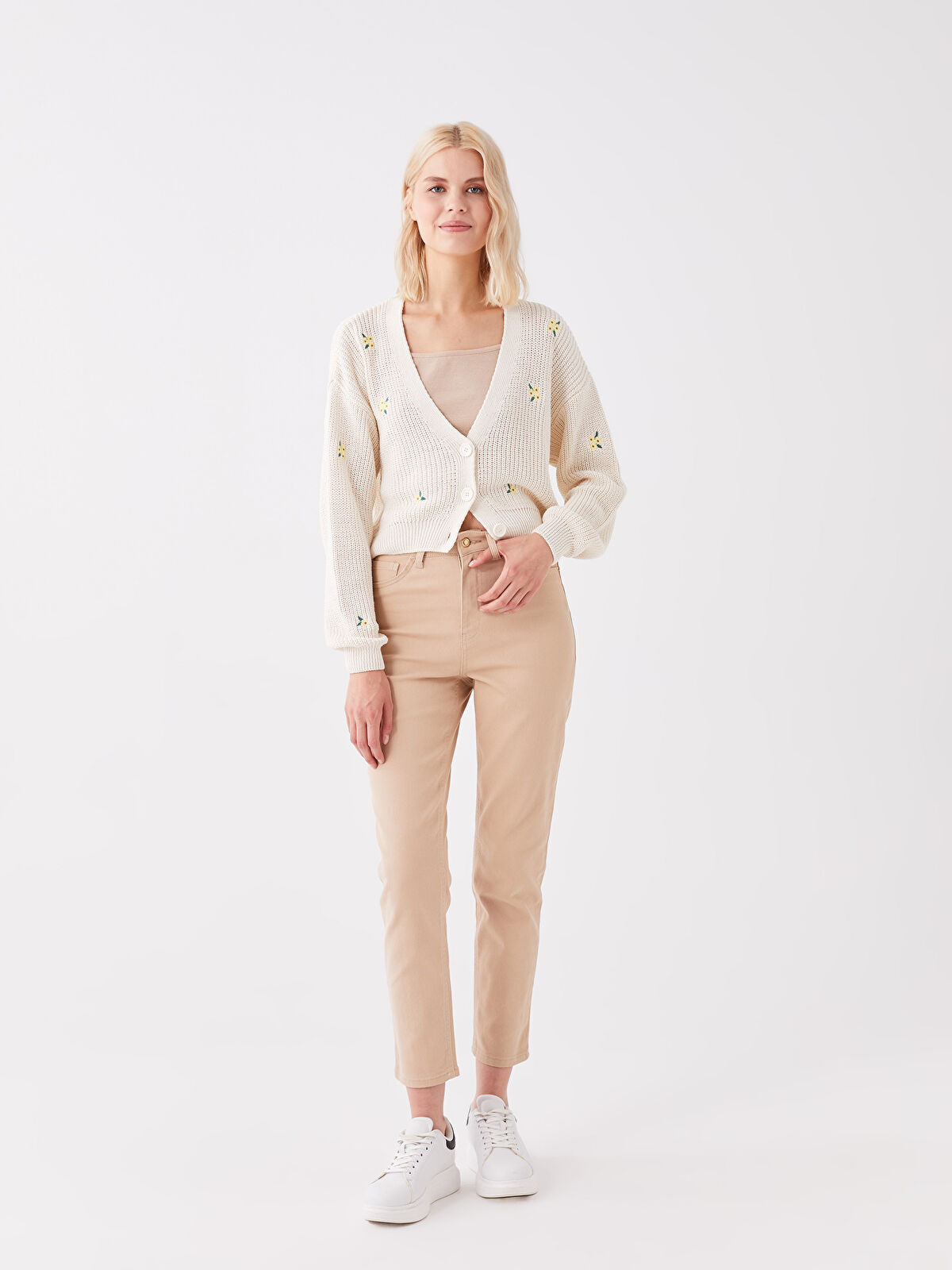 High Waist Slim Mom Women's Jeans Pants