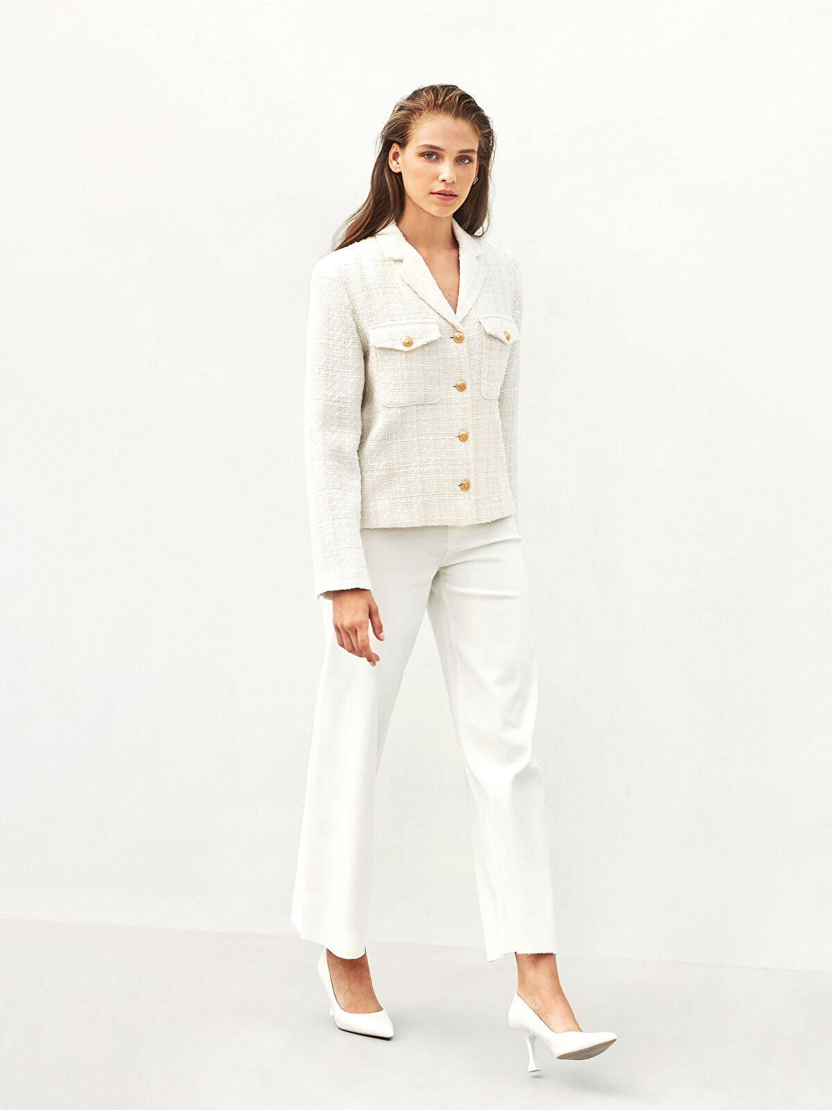 Wideleg Female Jean Pants