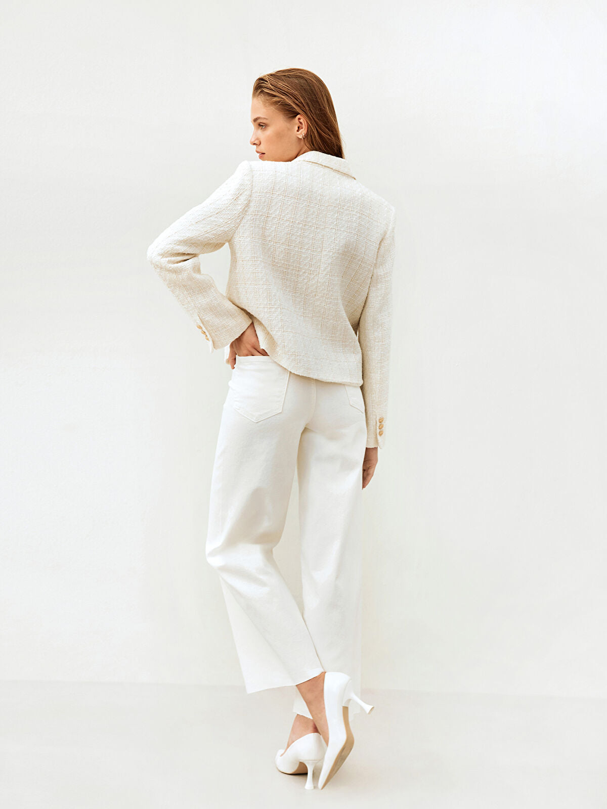 Wideleg Female Jean Pants