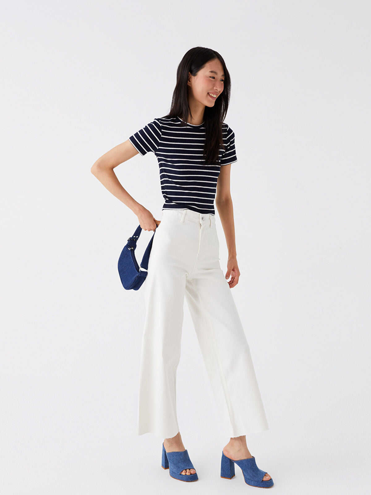 Wideleg Female Jean Pants