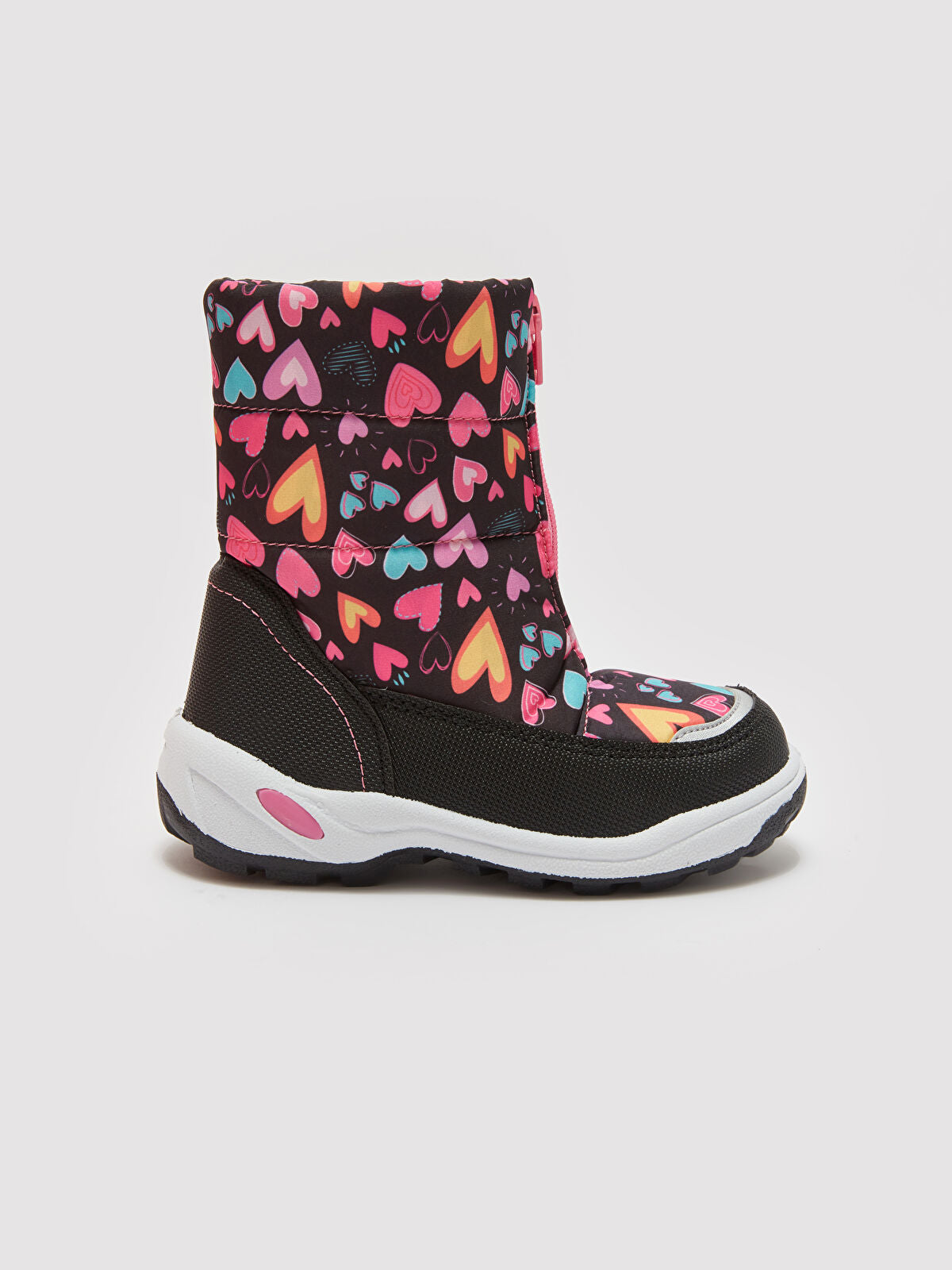 Heart Pattern Girls' Child Winter Boot