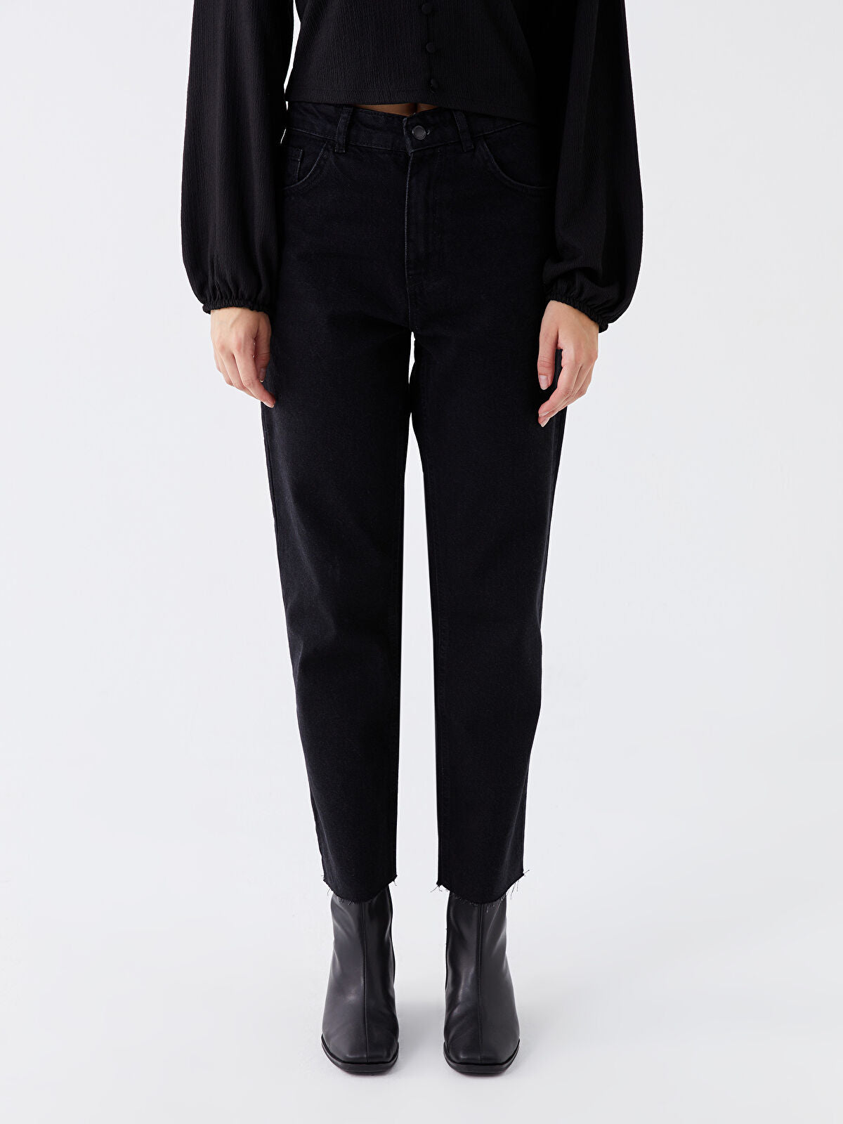 Straight Fit Women's Jean Pantalon