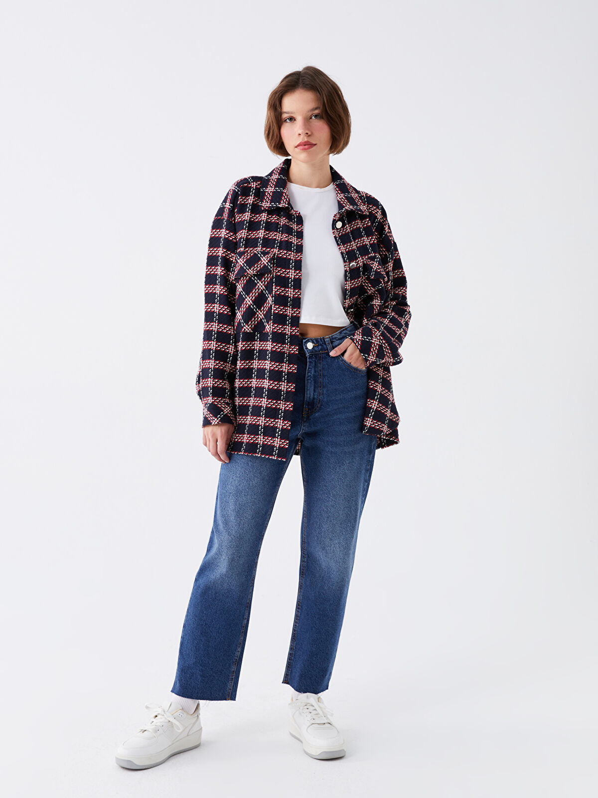Straight Fit Women's Jean Pantalon