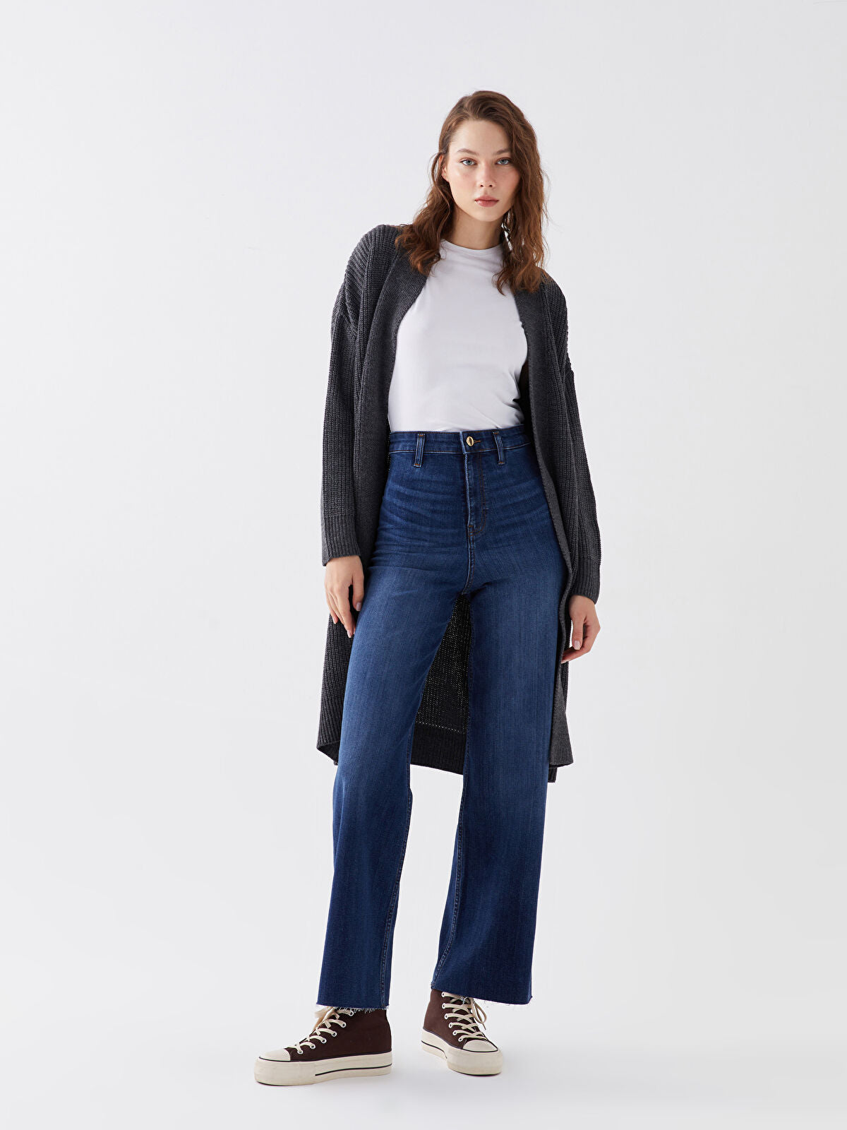 Wideleg Female Jean Pants