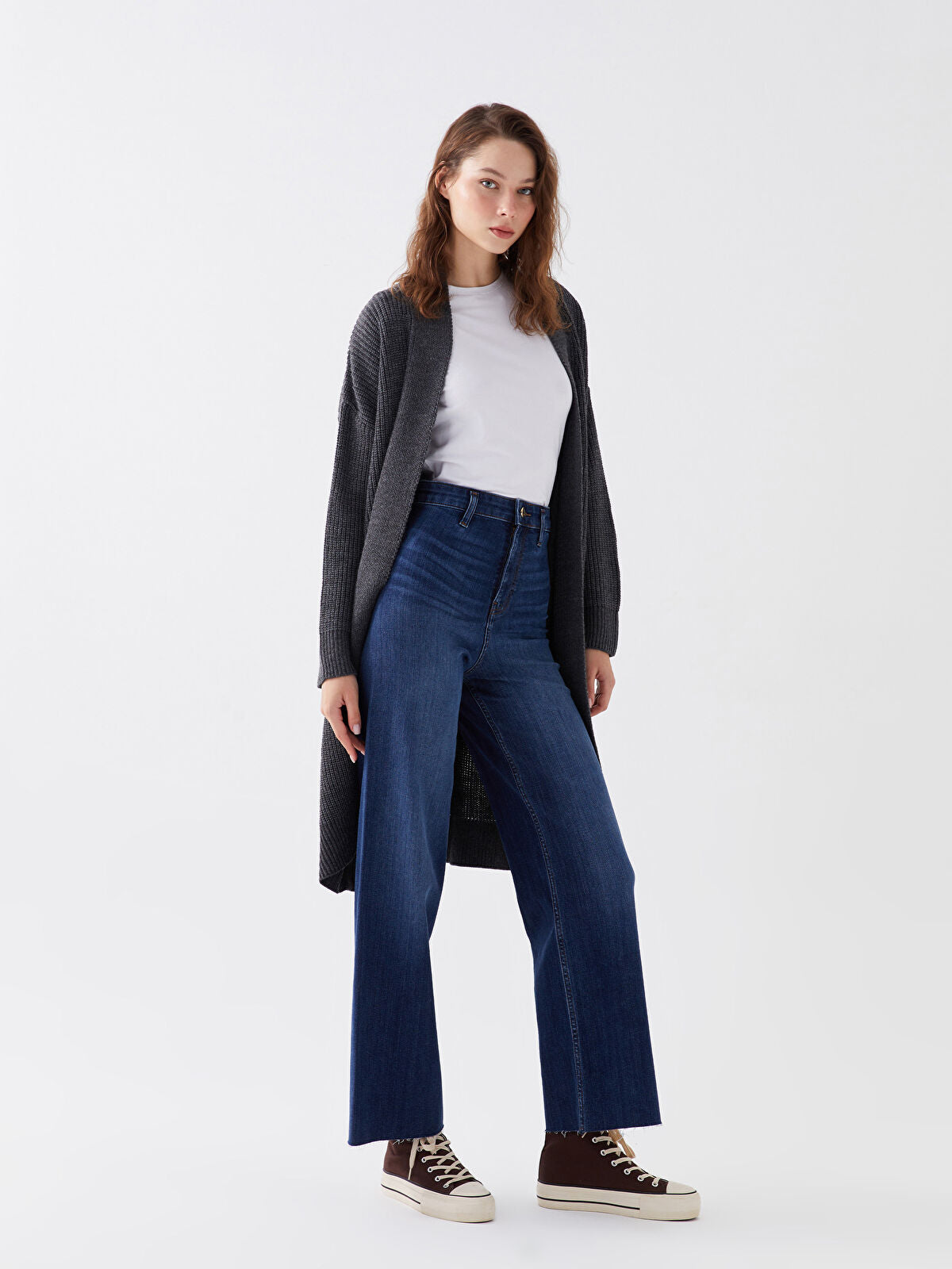 Wideleg Female Jean Pants