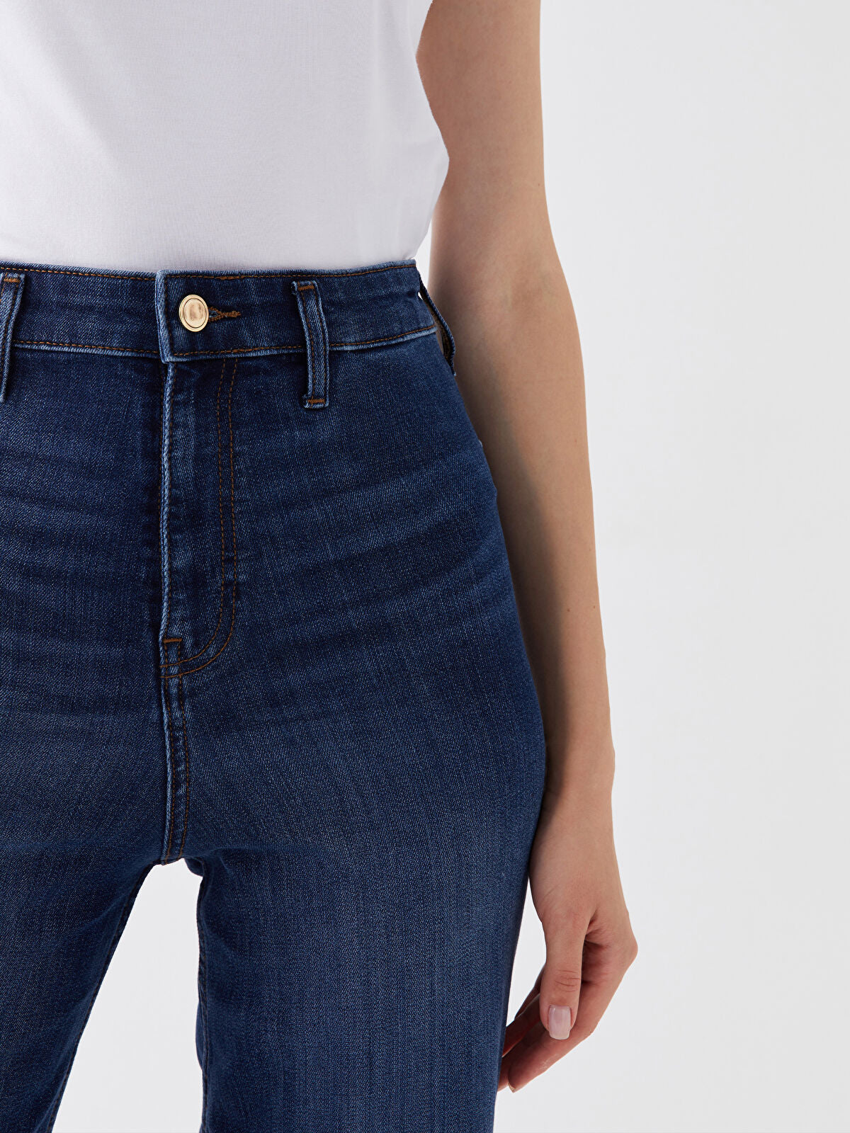 Wideleg Female Jean Pants