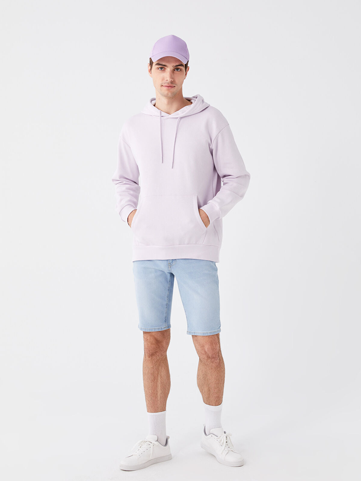 Skinny Fit Men's Jeans Shorts