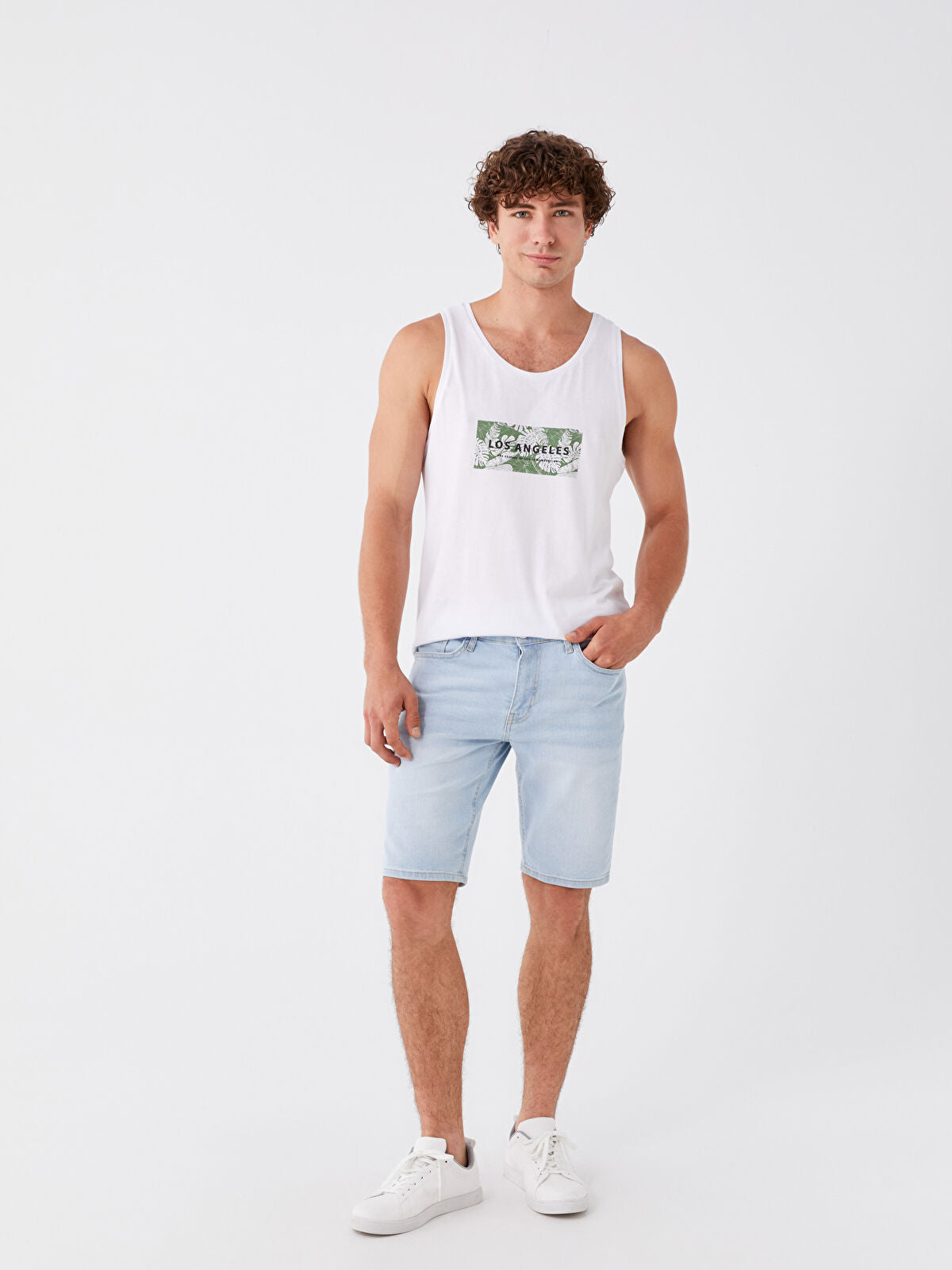 Slim Fit Men's Jeans Shorts