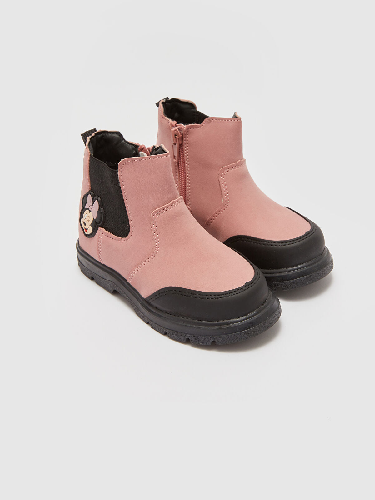Buckled Minnie Mouse Printed Girls' Baby Boot