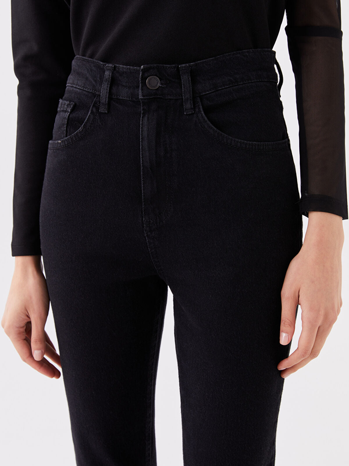 Straight Fit Women's Jean Pantalon