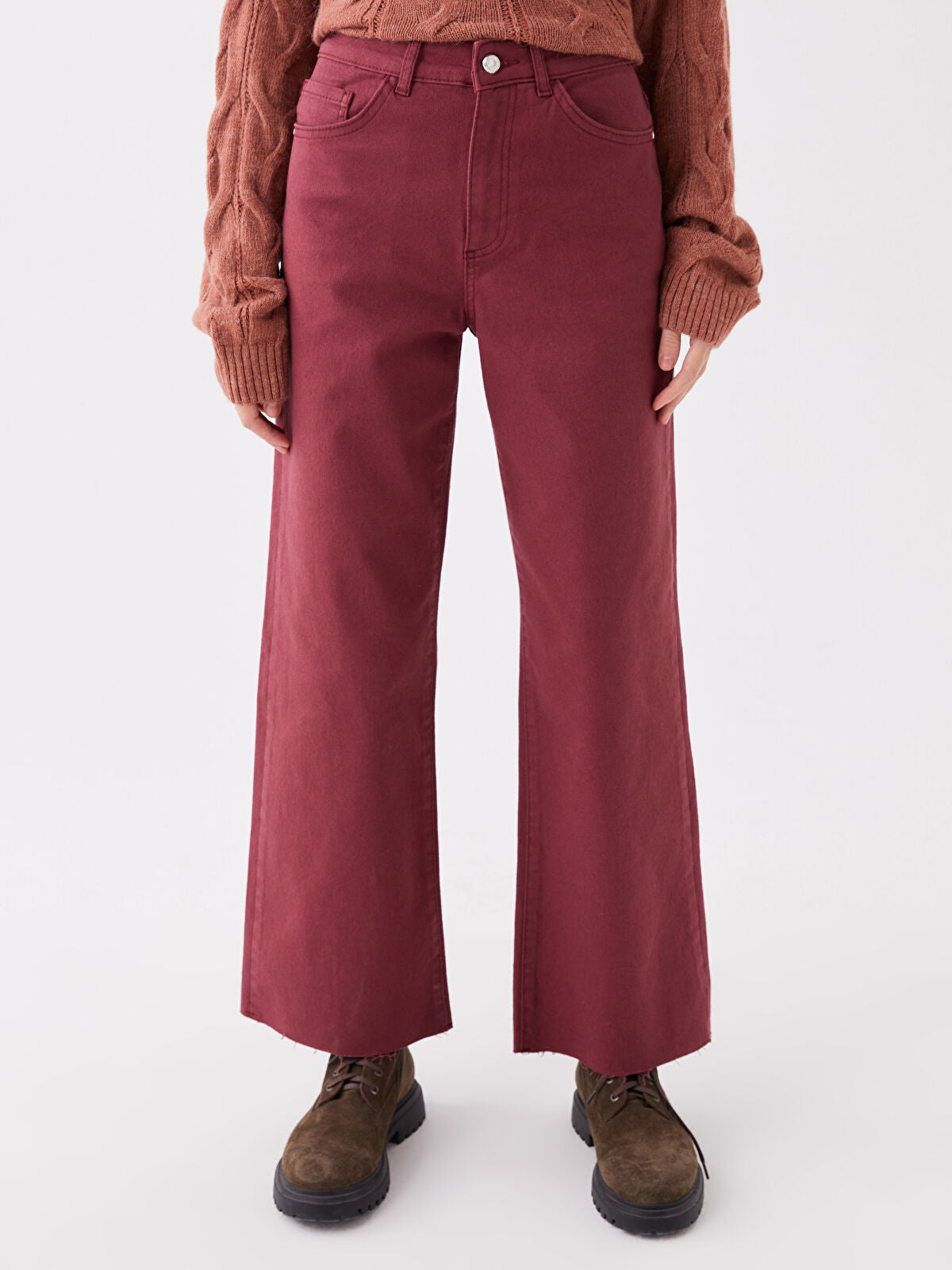 Wide Leg Women's Jeans Pants