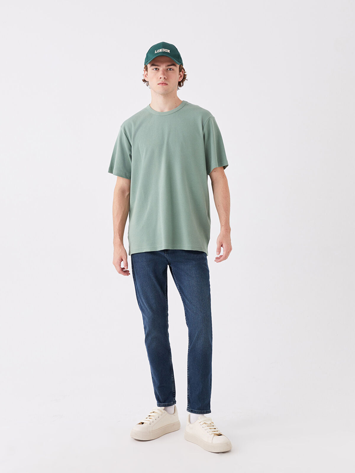 730 Mandarin Collar Men's Jeans Pants