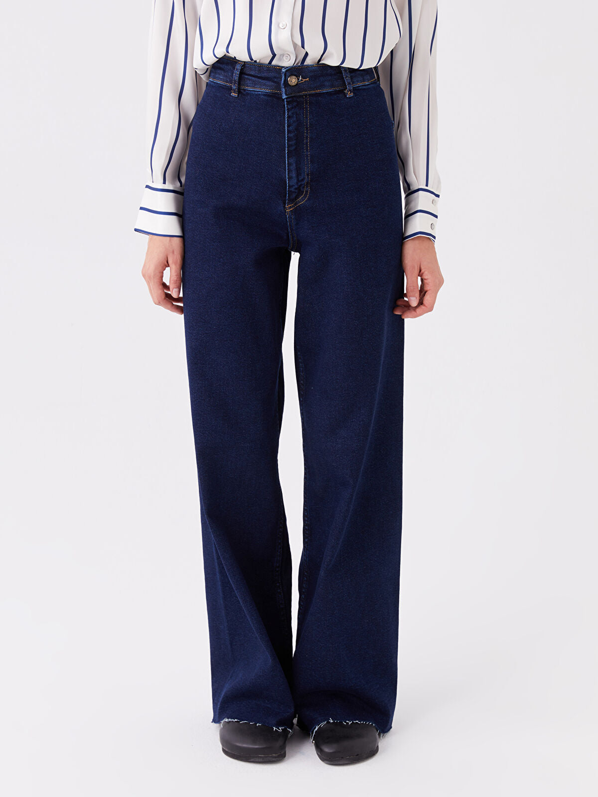 Wideleg Female Jean Pants