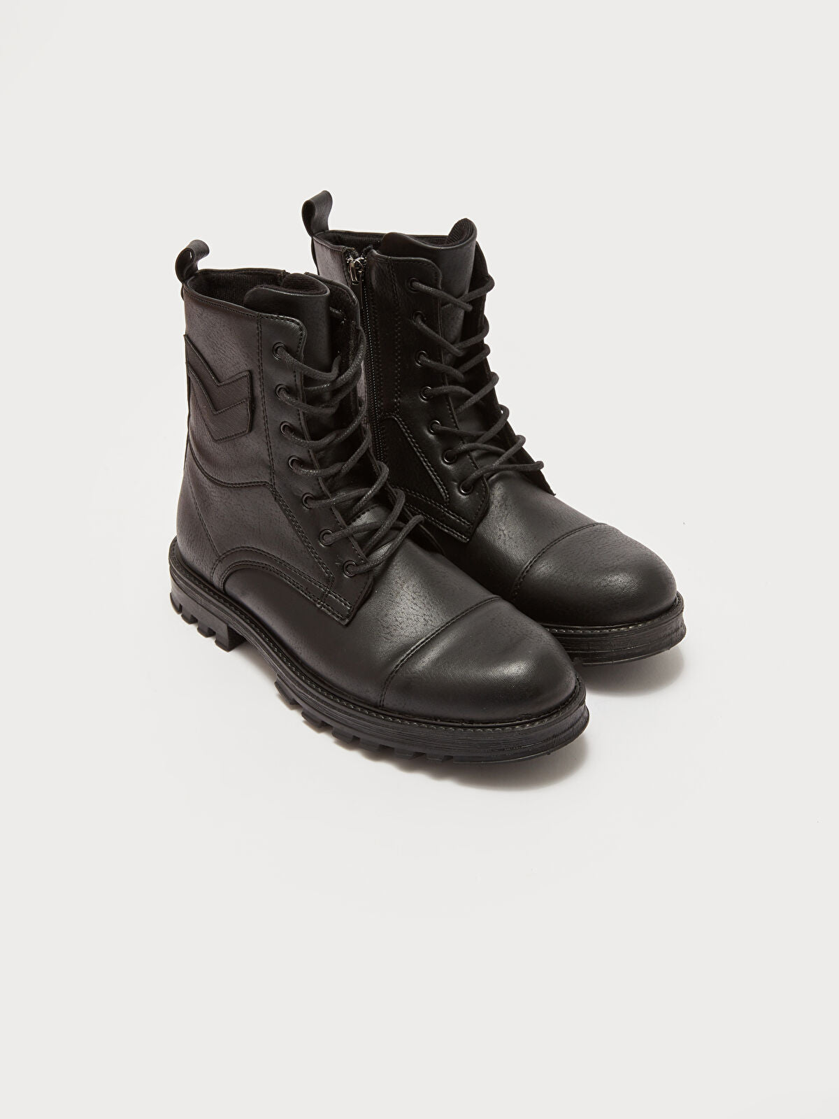 Leather-Look Ankle Boots for Men