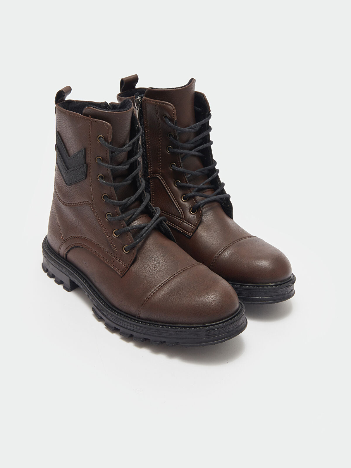 Leather-Look Ankle Boots for Men