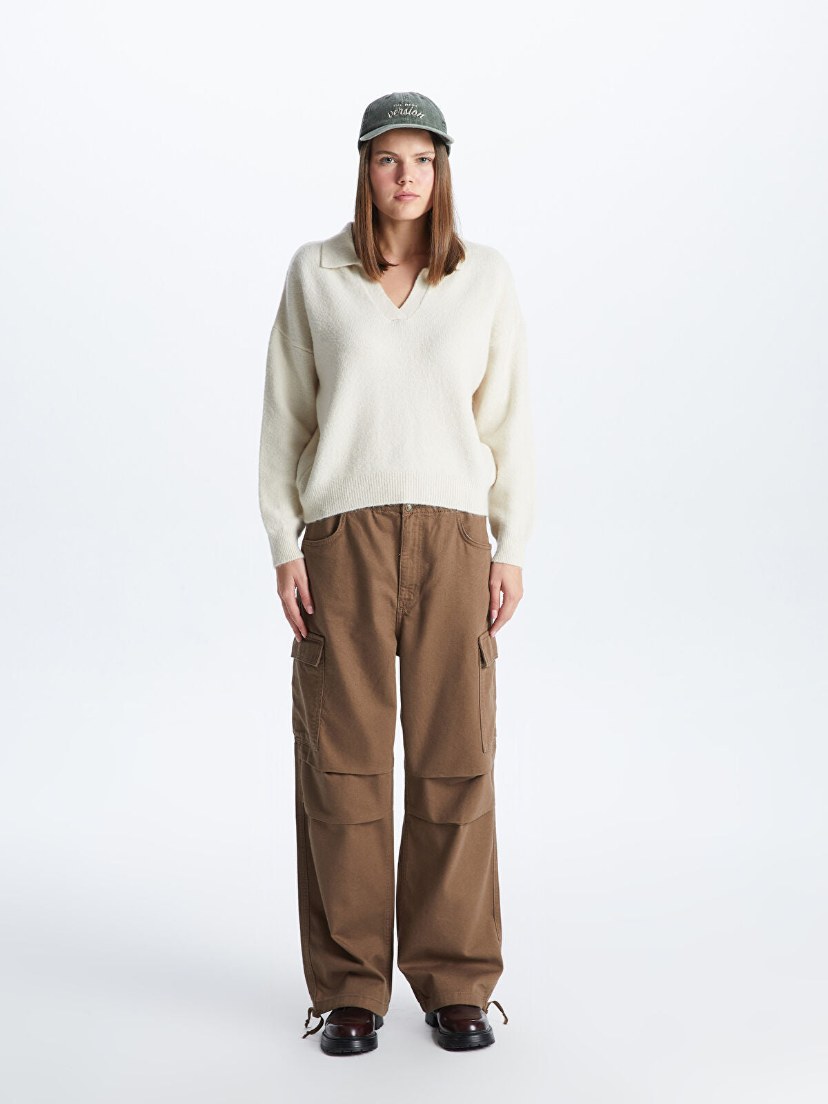 Women's Cargo Jean Jogger Pants