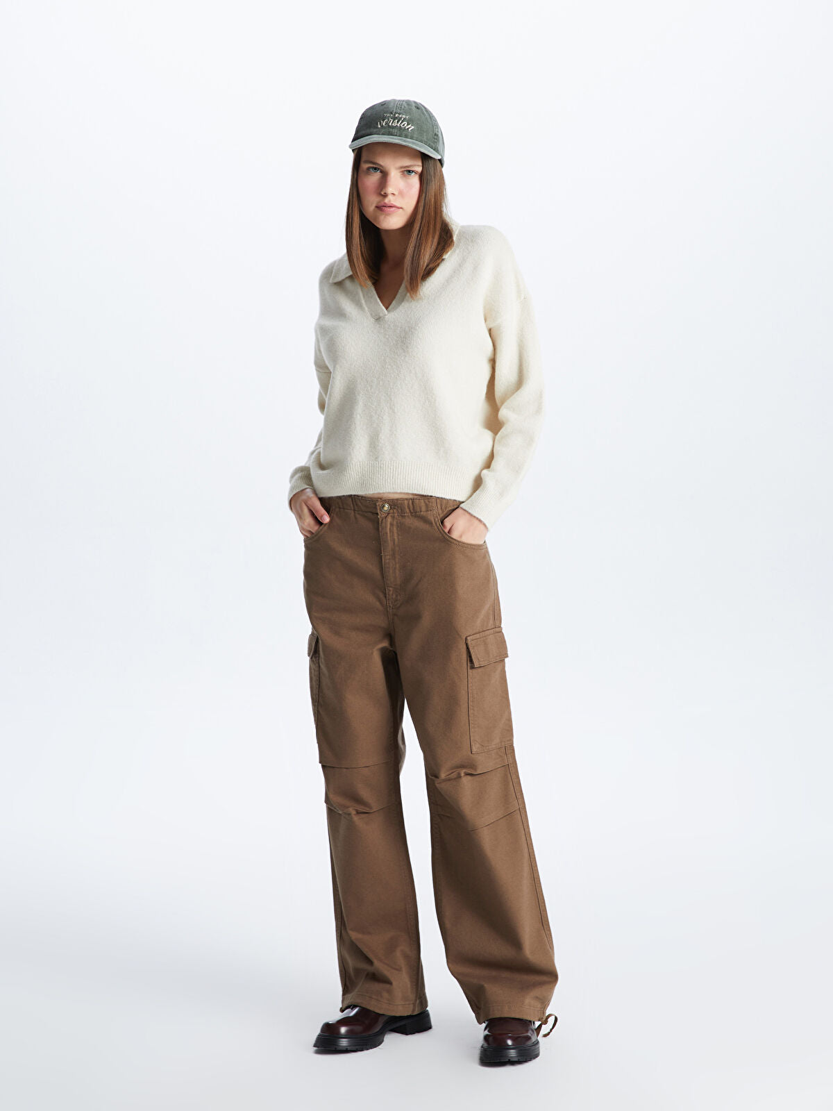 Women's Cargo Jean Jogger Pants