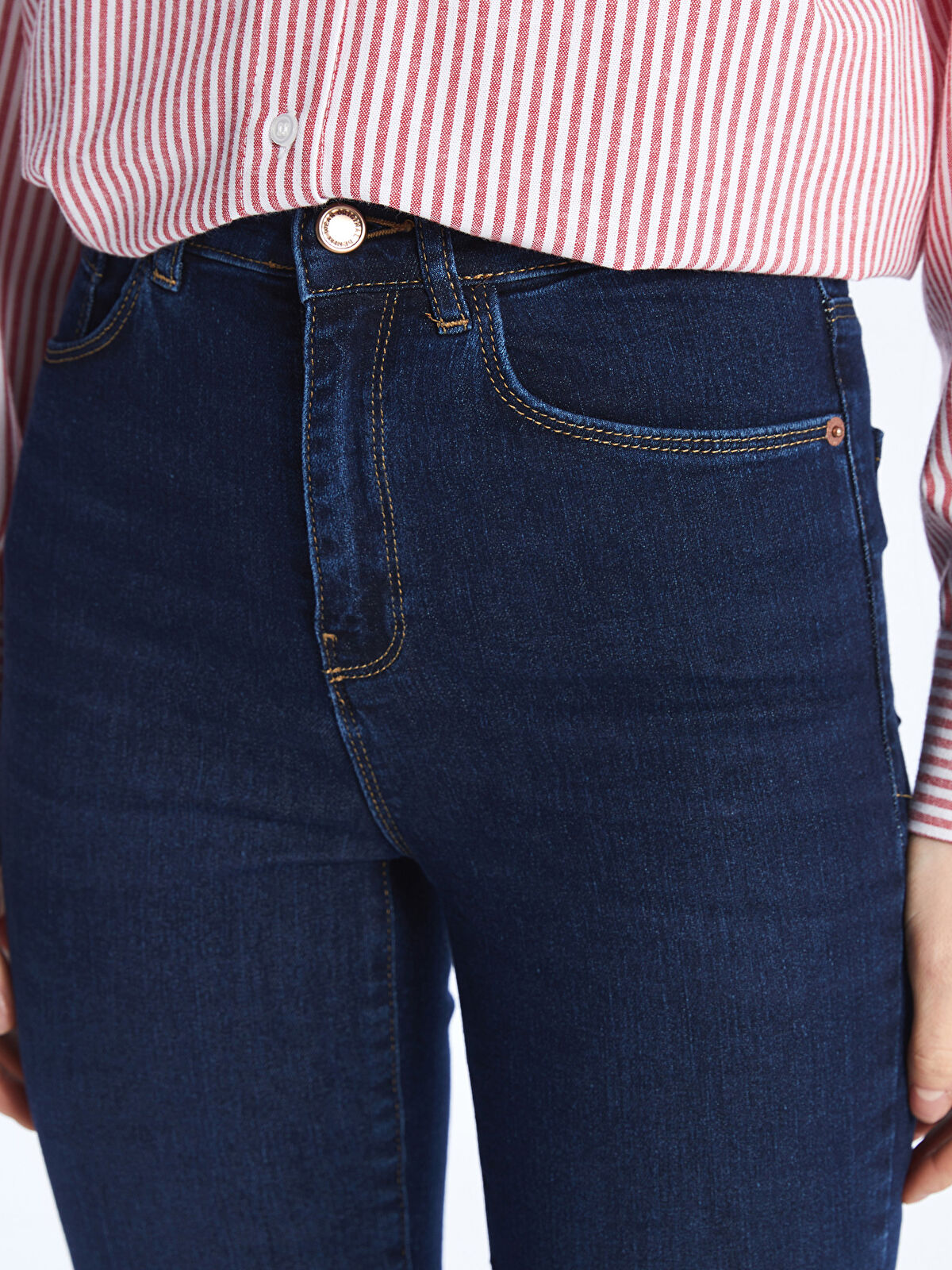 LCW Jeans Black Jupiter Super Skinny Fit Women's Jean Trousers