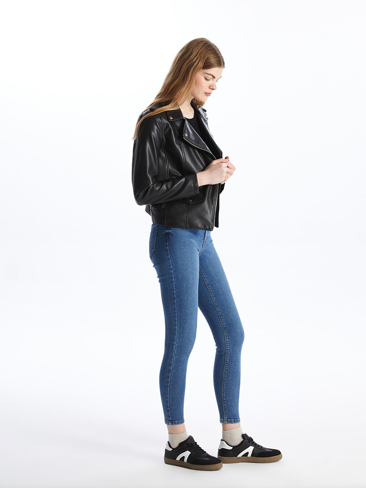 LCW Jeans Black Jupiter Super Skinny Fit Women's Jean Trousers