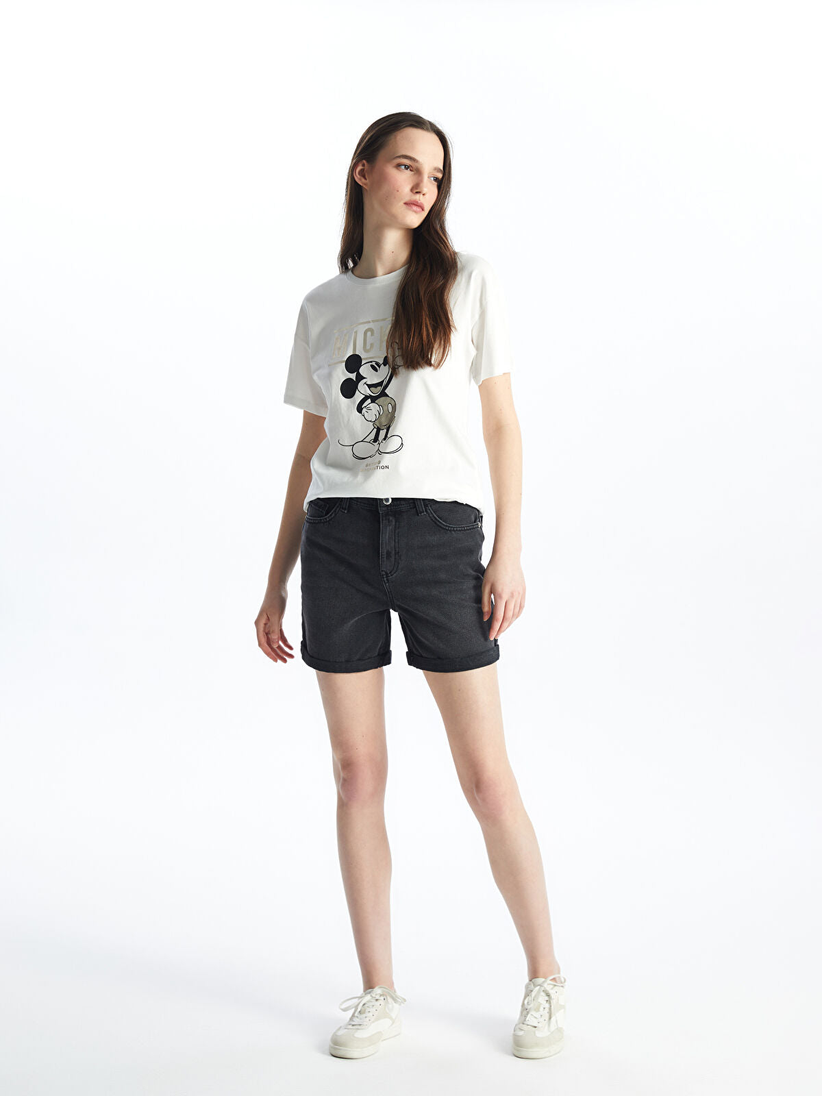 Bermuda Fit Women's Jeans Shorts