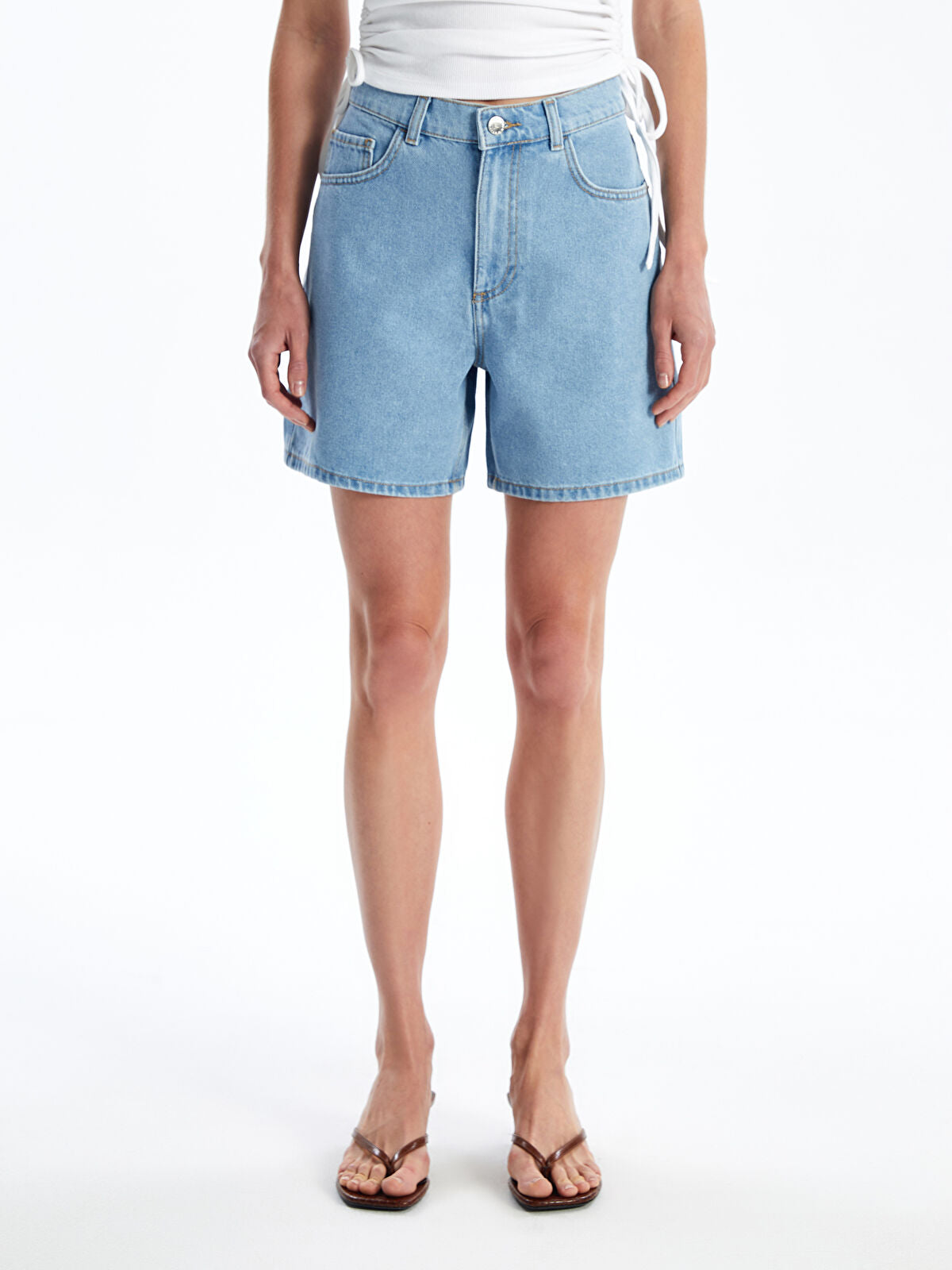Bermuda Fit Women's Jeans Shorts