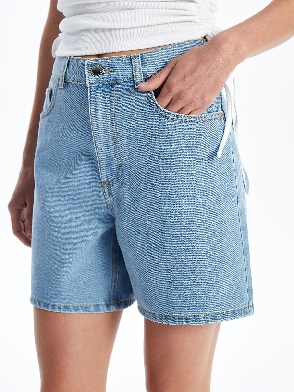 Bermuda Fit Women's Jeans Shorts