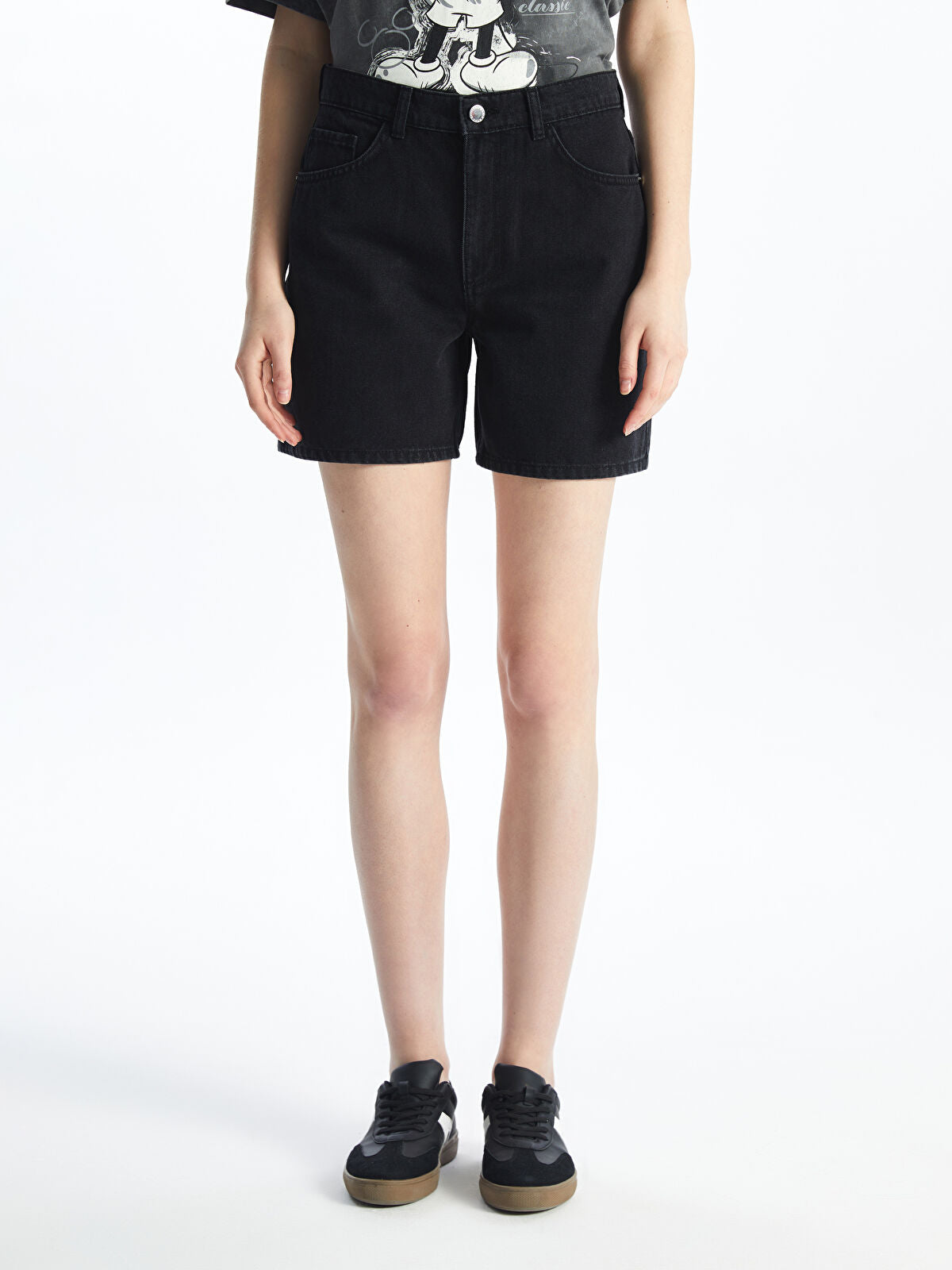 Bermuda Fit Women's Jeans Shorts