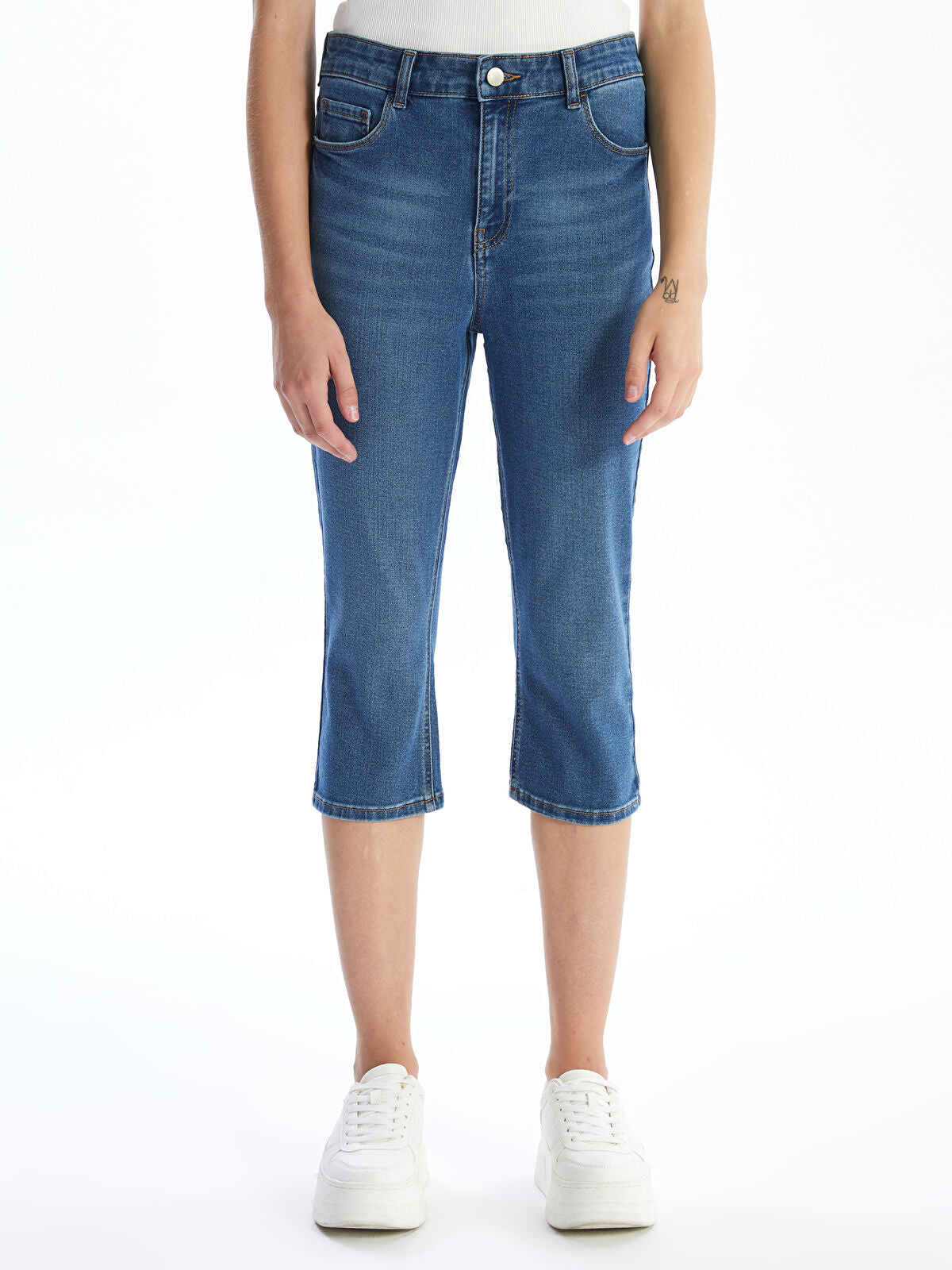 Skinny Fit Women's Jeans Shorts