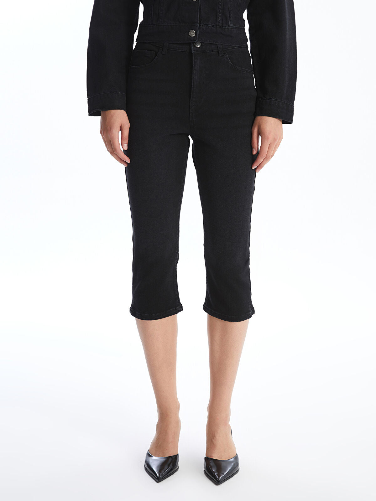 Skinny Fit Women's Jeans Shorts