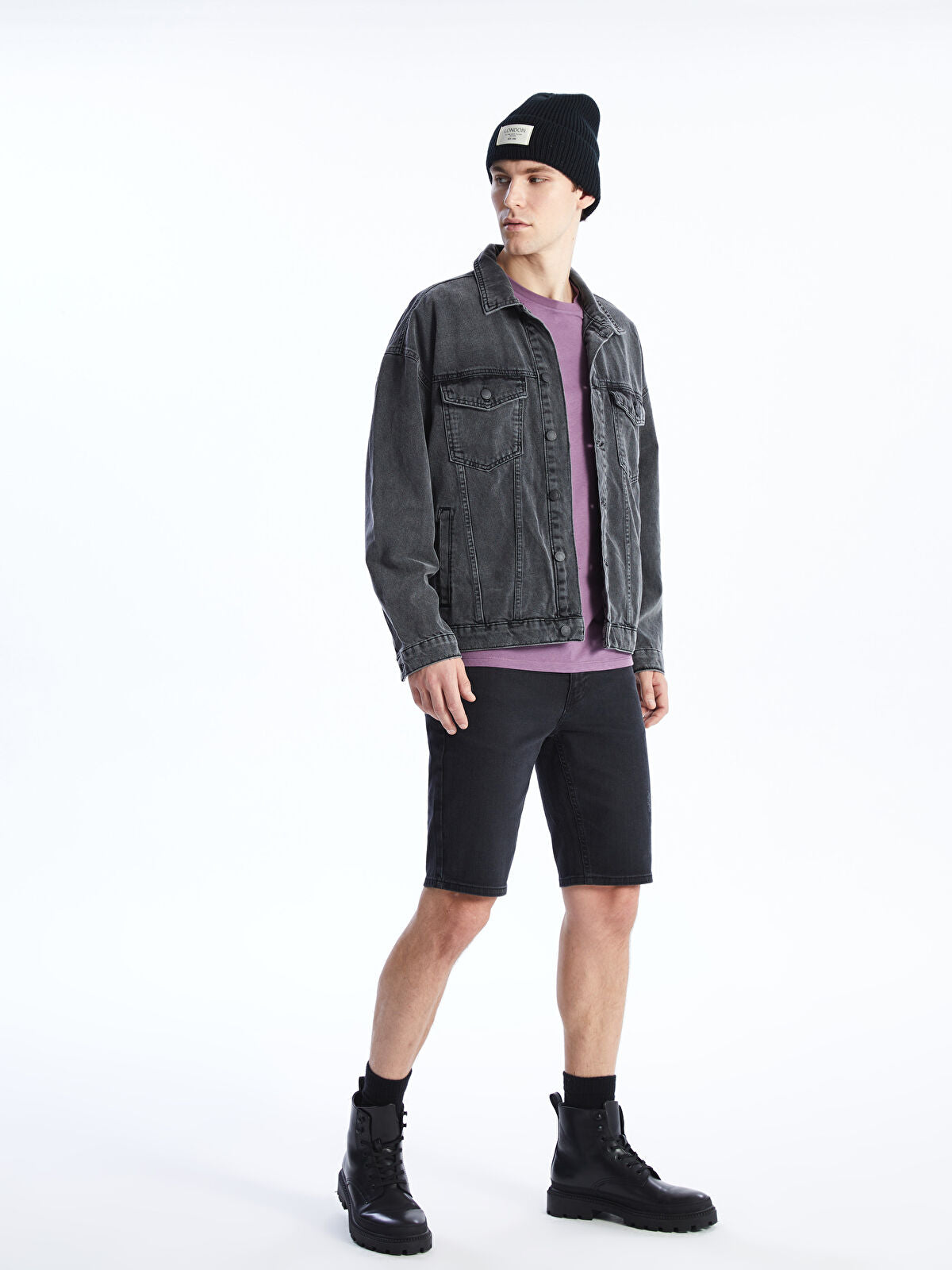 Super Skinny Fit Men Jeans Shorts