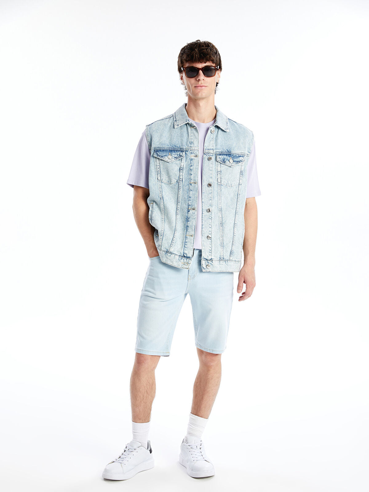 Slim Fit Men's Jeans Shorts