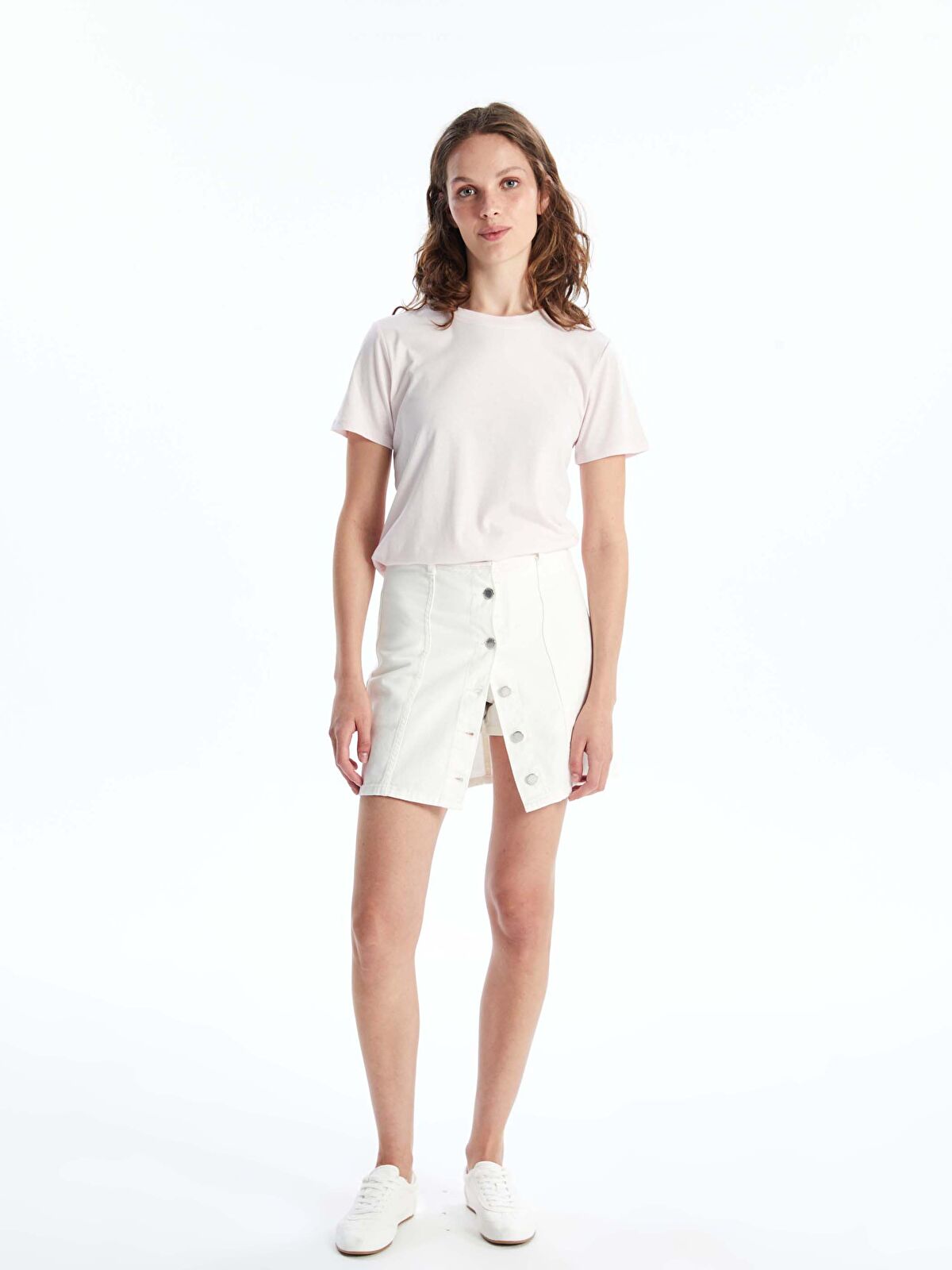 Standard Fit Women's Jeans Short Skirt